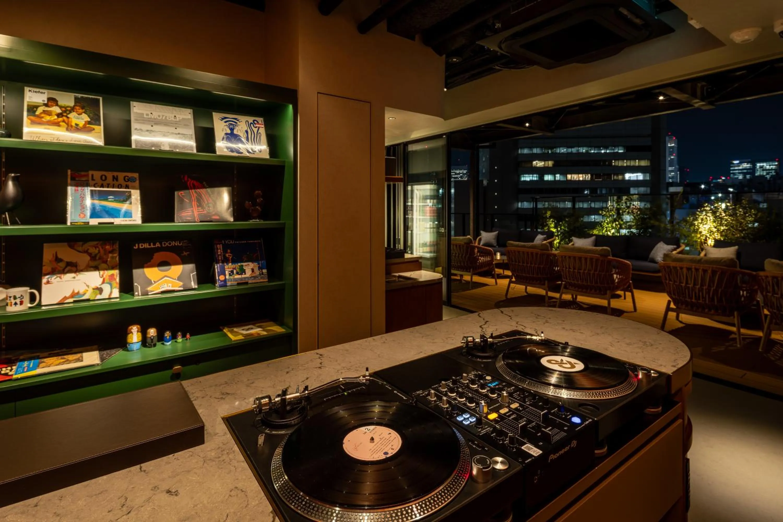 Lobby or reception in &Here SHINJUKU