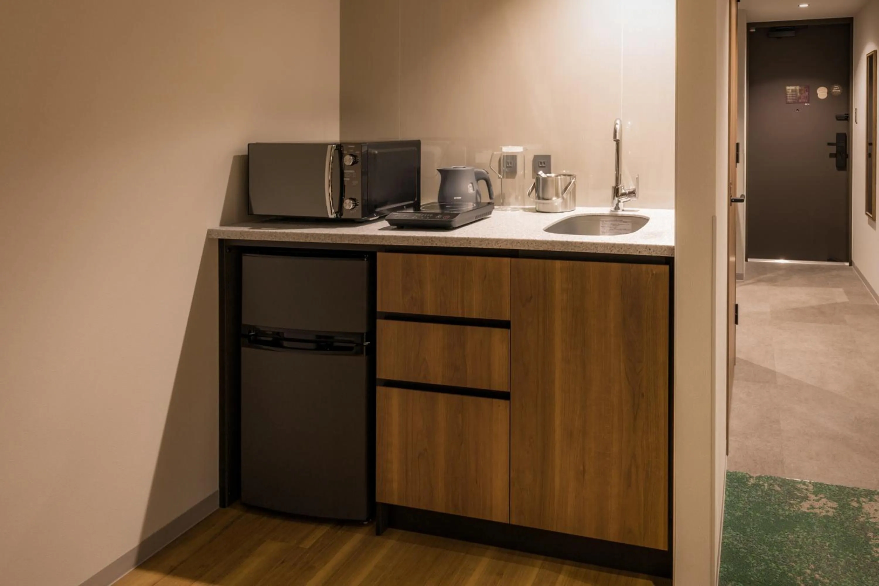 Kitchen or kitchenette in &Here SHINJUKU