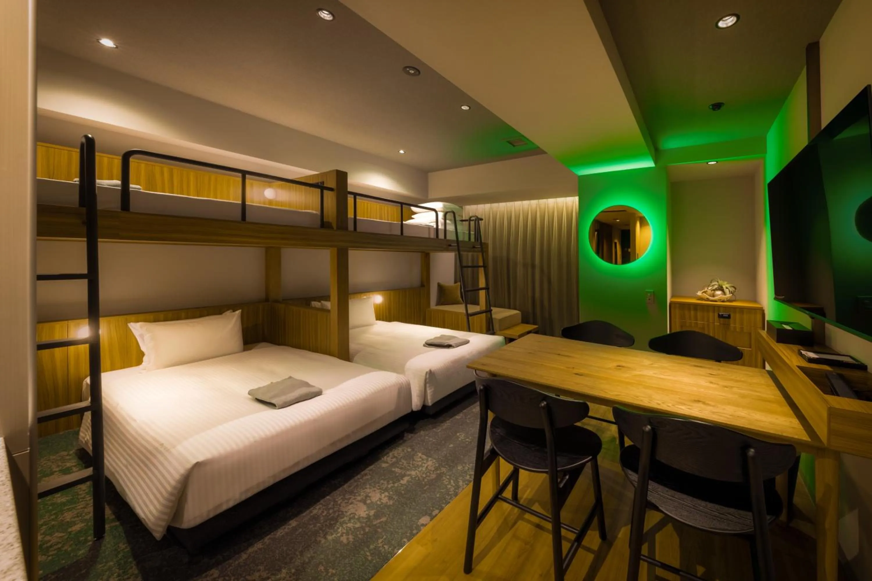 Photo of the whole room, Bed in &Here SHINJUKU