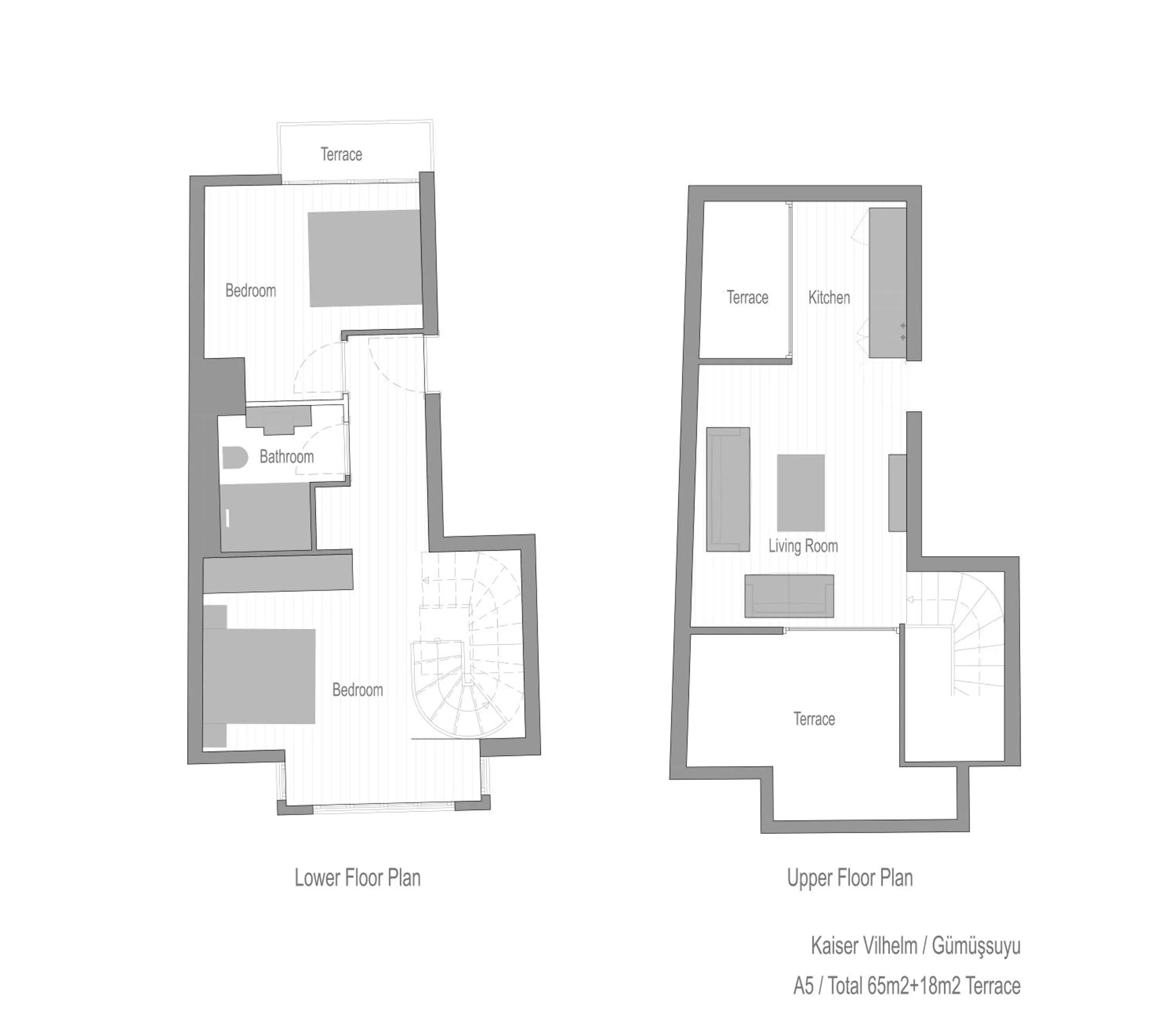 Floor plan in X Flats Kaiser