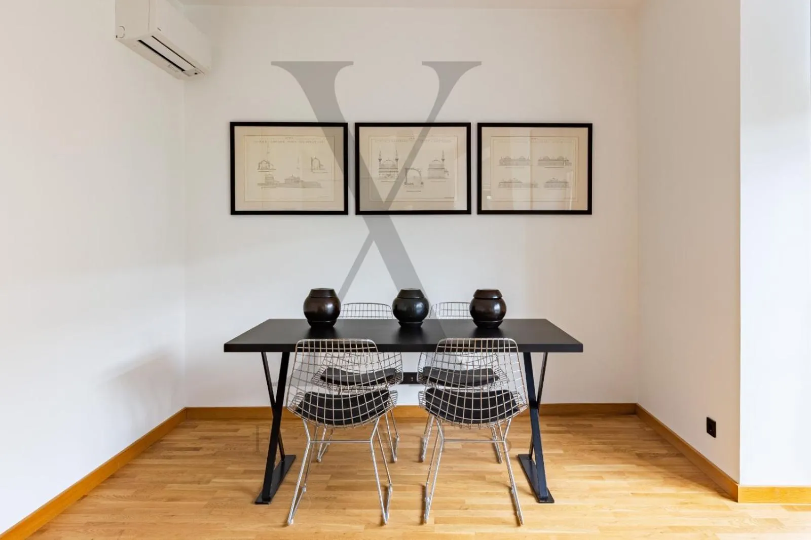 Seating area in X Flats Kaiser