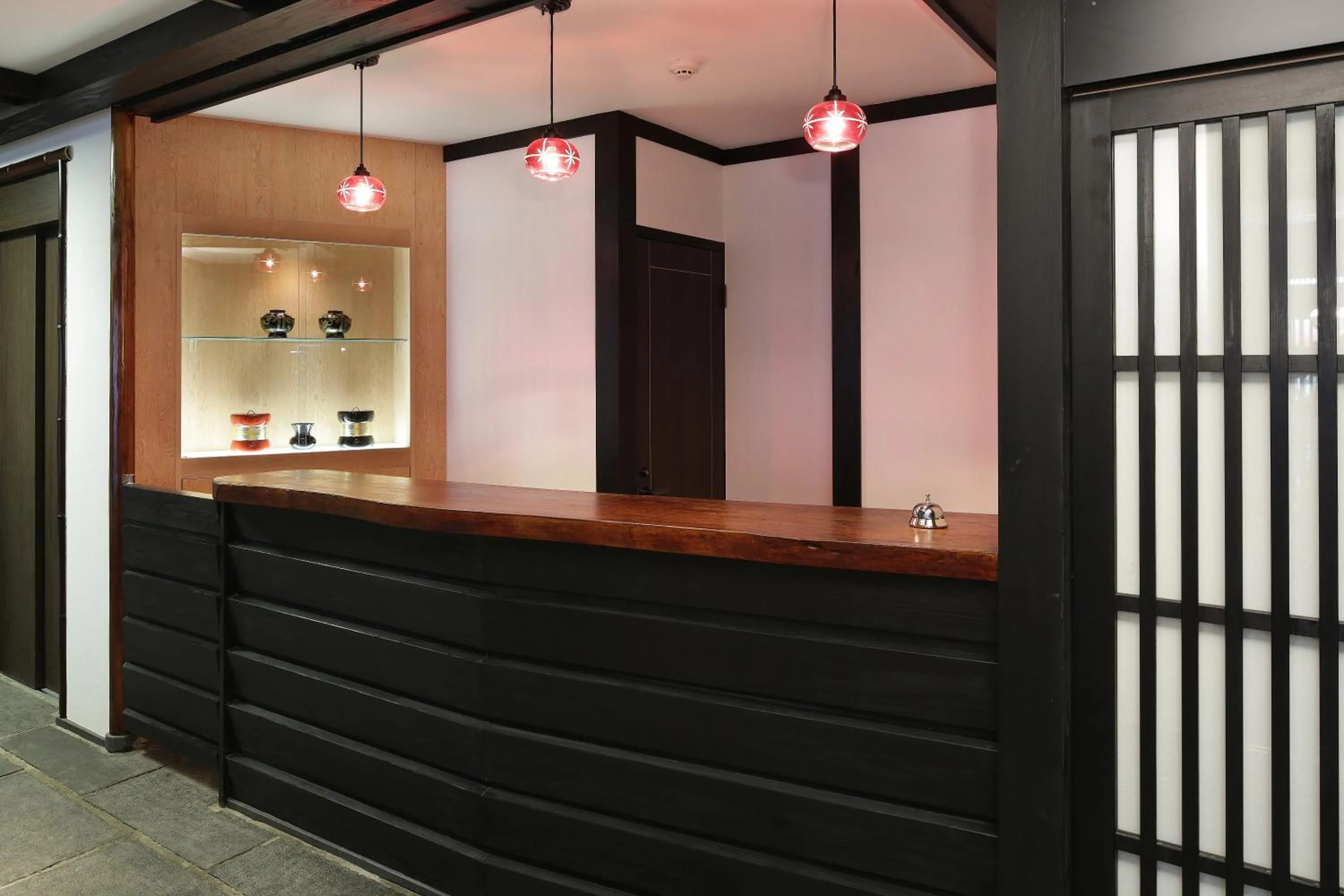 Lobby or reception in Kyomachiya Ryokan Sakura Urushitei