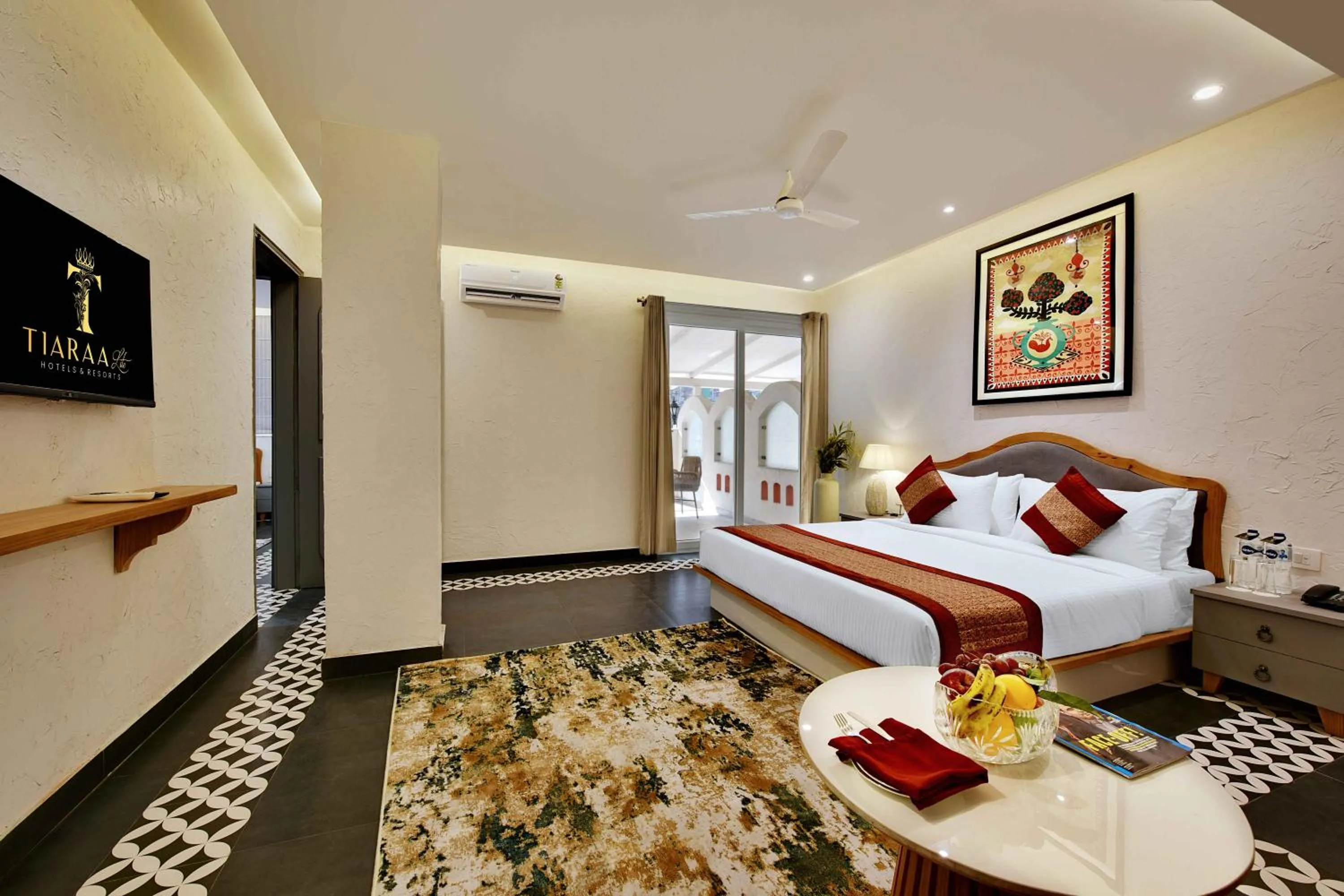 Bed in Tiaraa Lite A Ganges Retreat