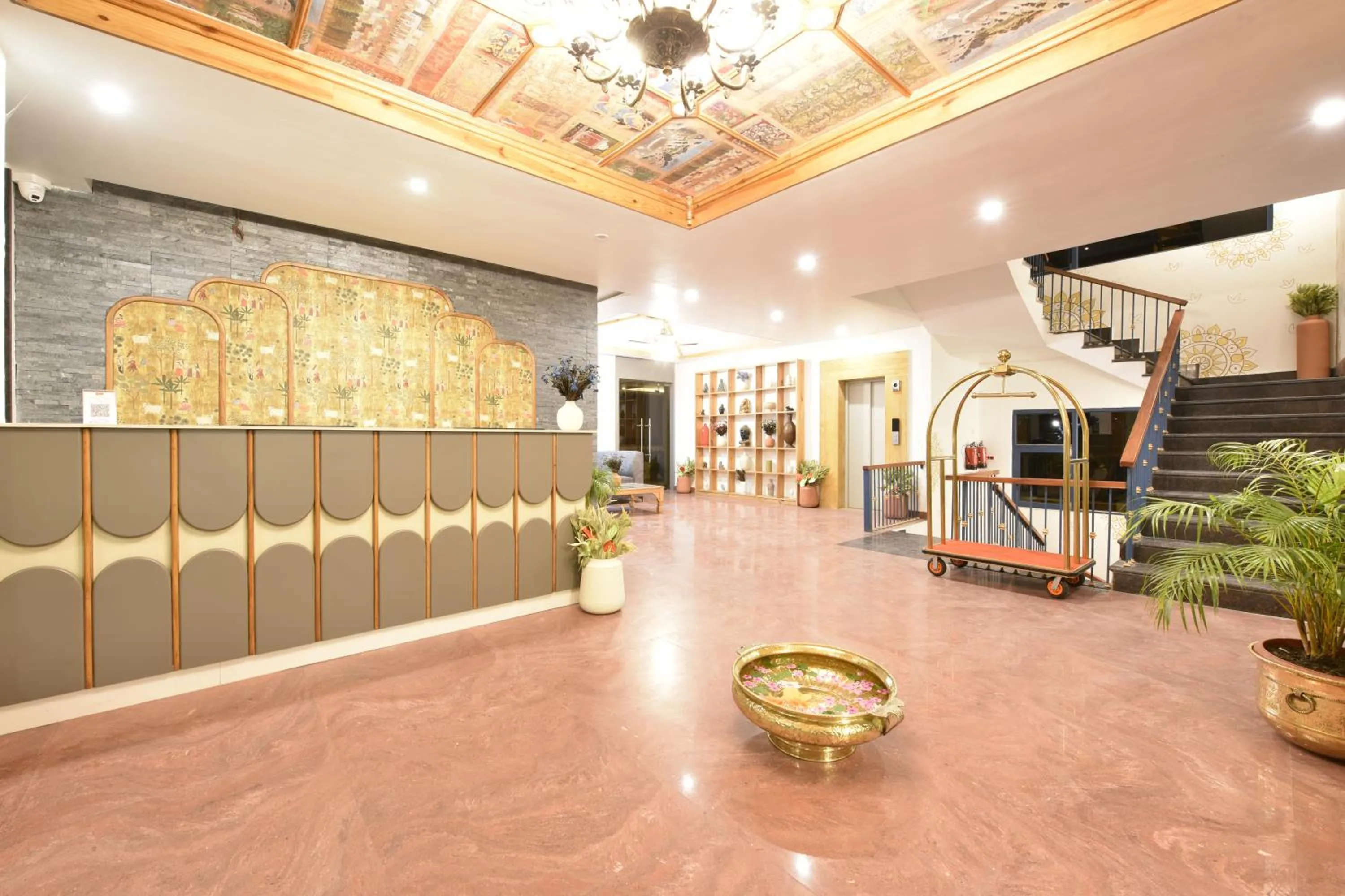 Lobby or reception in Tiaraa Lite A Ganges Retreat