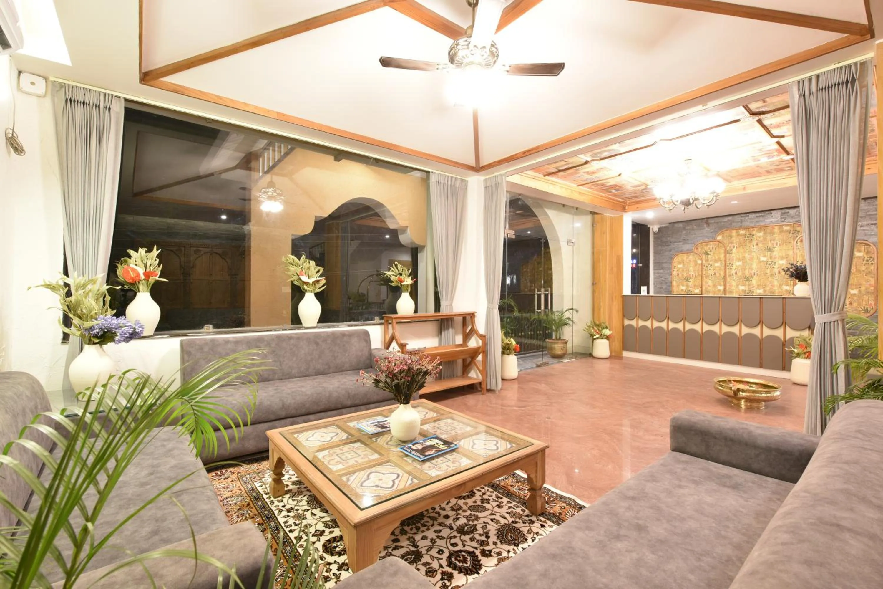 Lobby or reception in Tiaraa Lite A Ganges Retreat