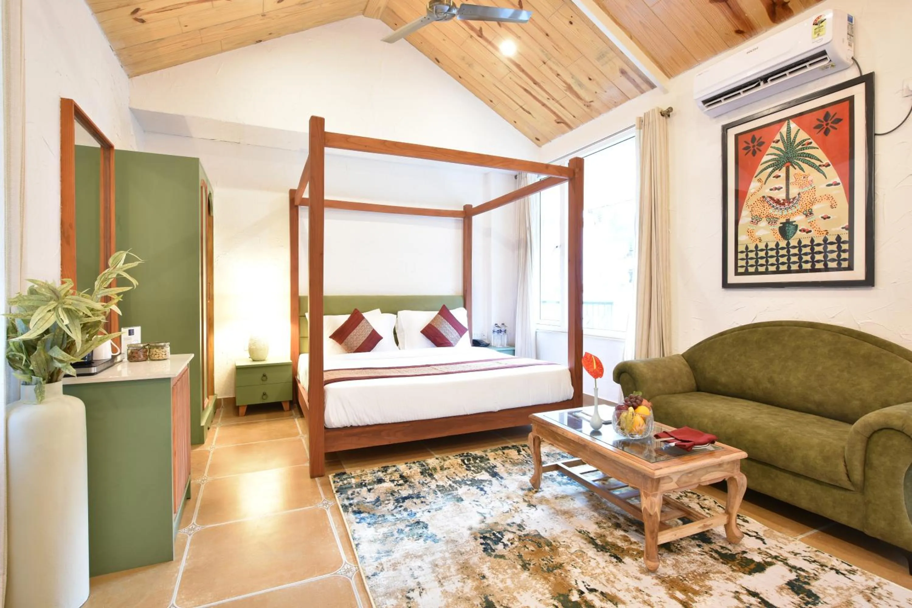 Bed in Tiaraa Lite A Ganges Retreat