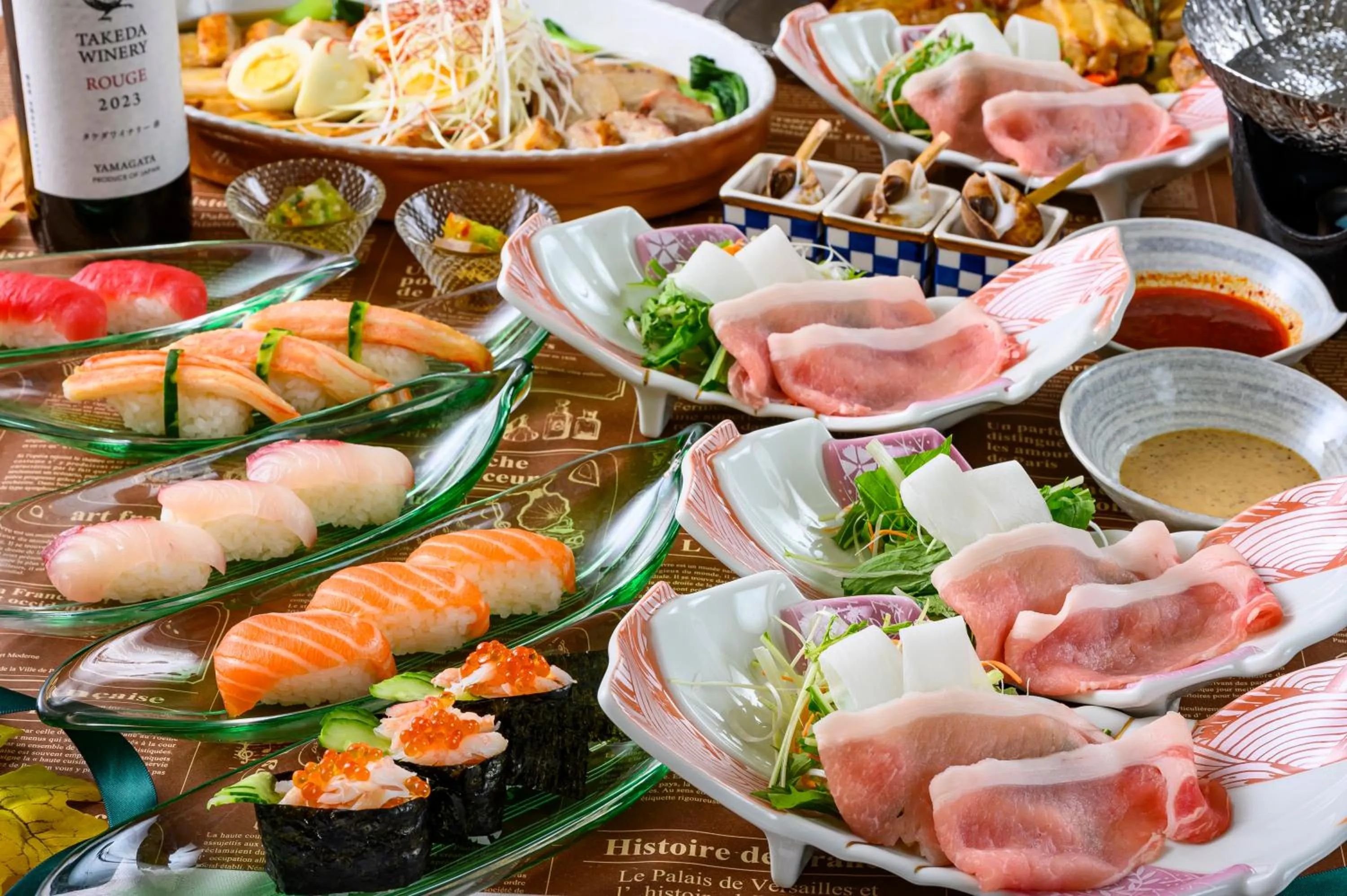 Food in Senkeien Tsukioka Hotel