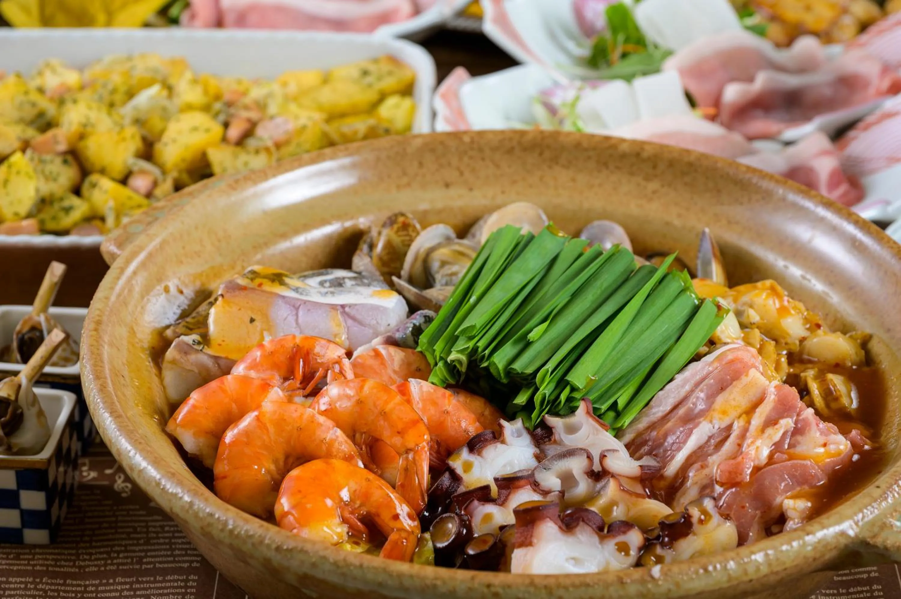 Food in Senkeien Tsukioka Hotel