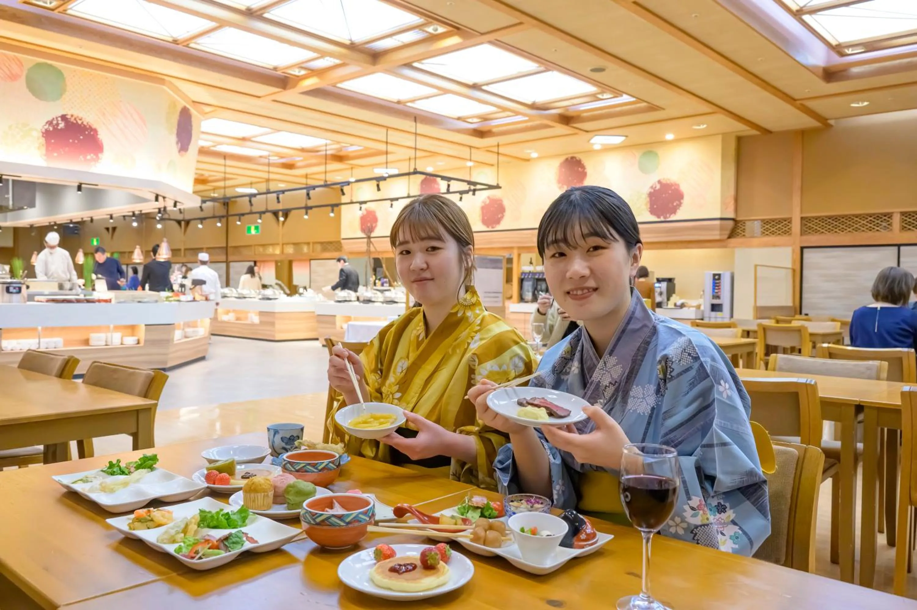 Food close-up in Senkeien Tsukioka Hotel