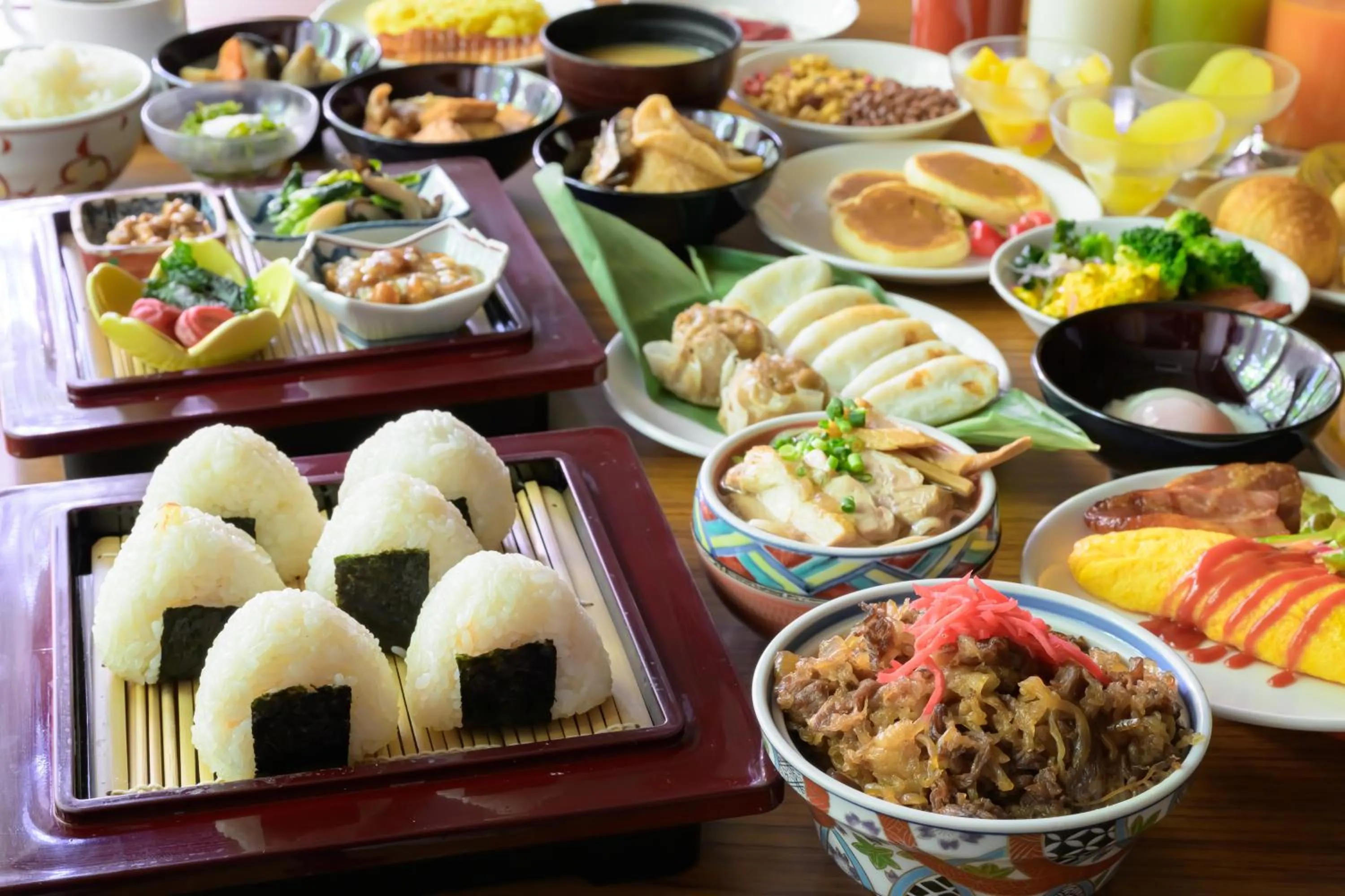 Breakfast in Senkeien Tsukioka Hotel