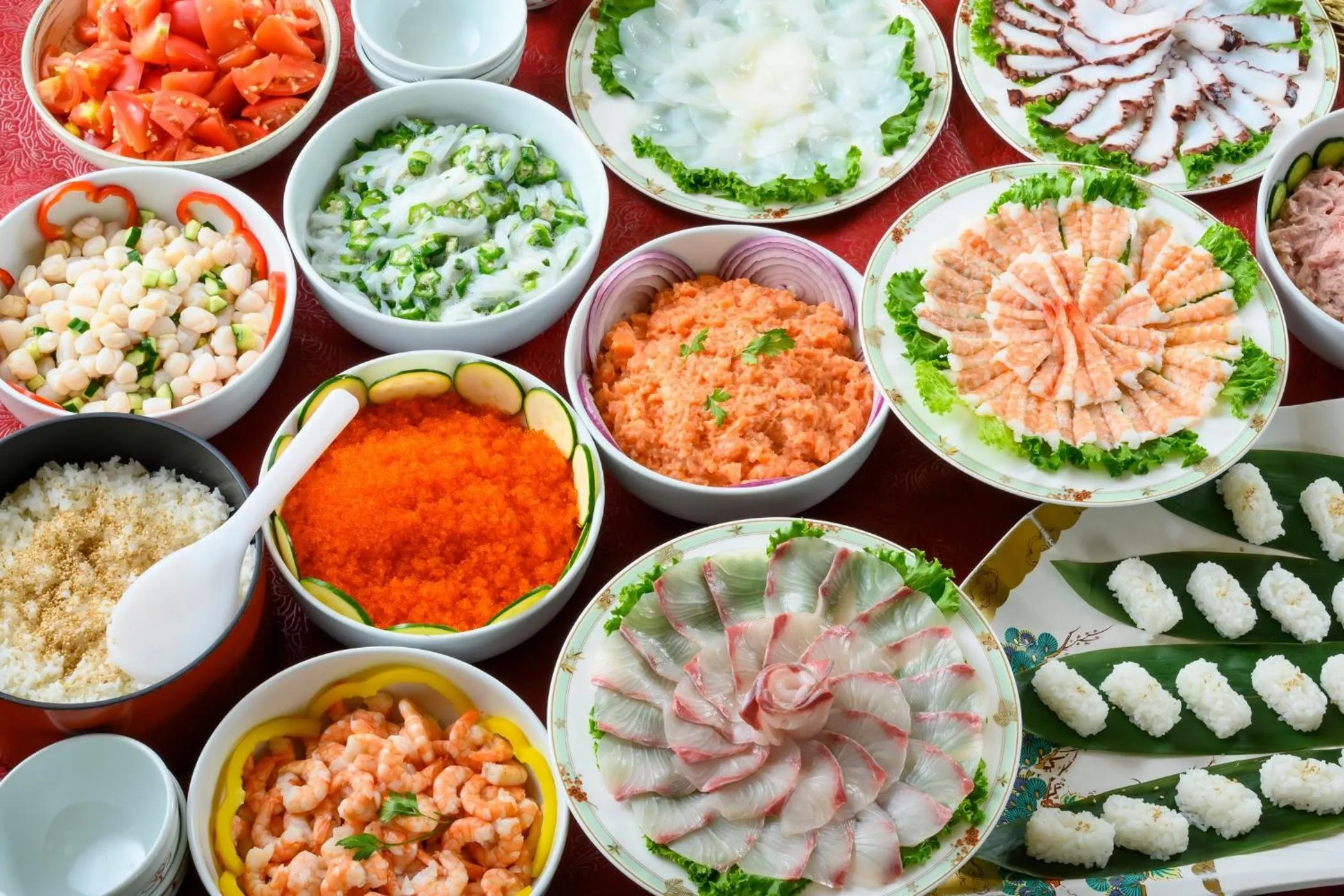 Food close-up in Senkeien Tsukioka Hotel