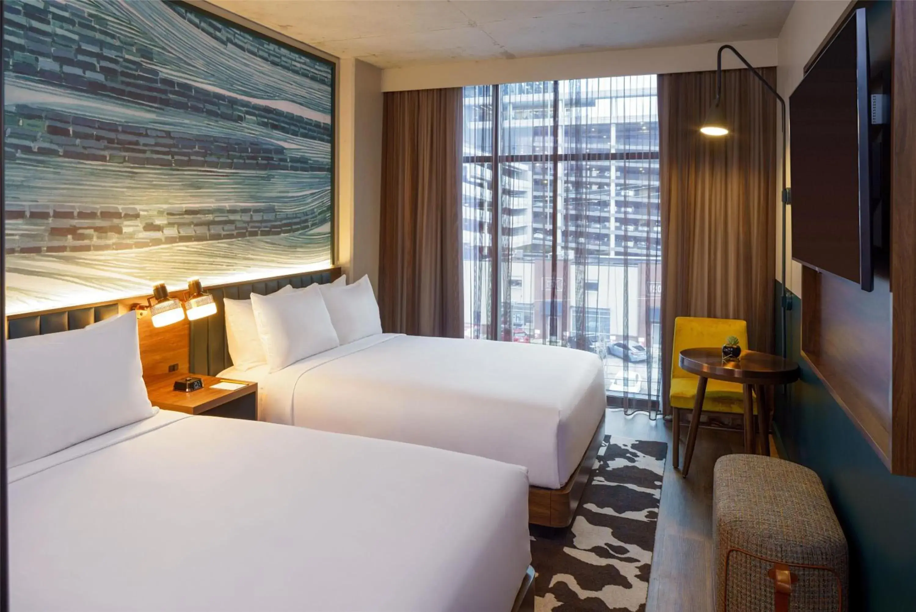 Double Room with Two Double Beds in Caption By Hyatt Downtown Nashville - The Gulch Double Room with Two Double Beds in Caption By Hyatt Downtown Nashville - The Gulch