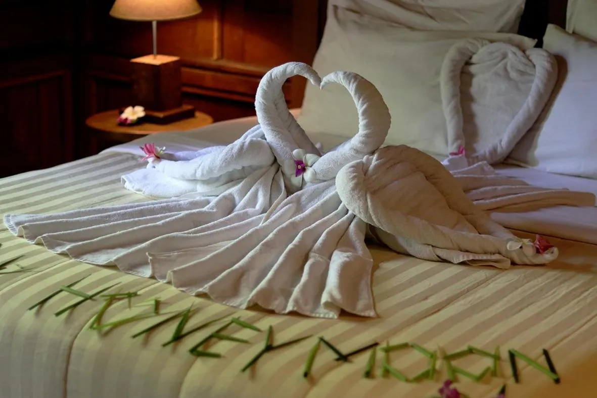 Bed in Mina Tanjung Hotel