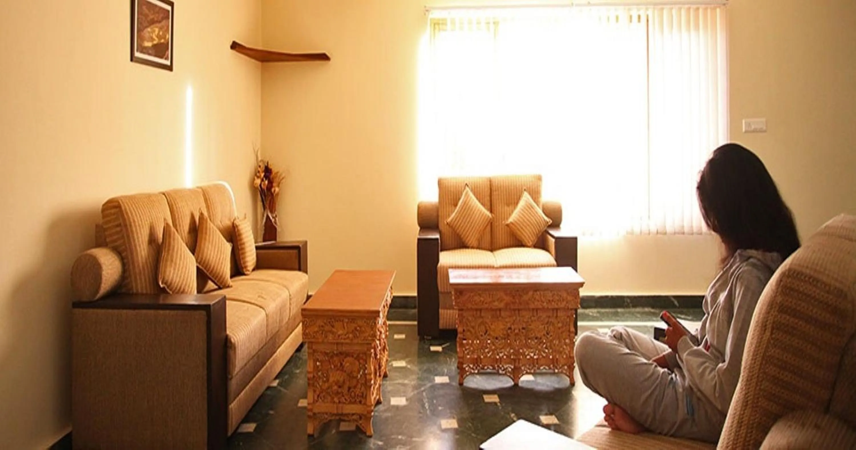 Lobby or reception in Ladakh Himalayan Retreat