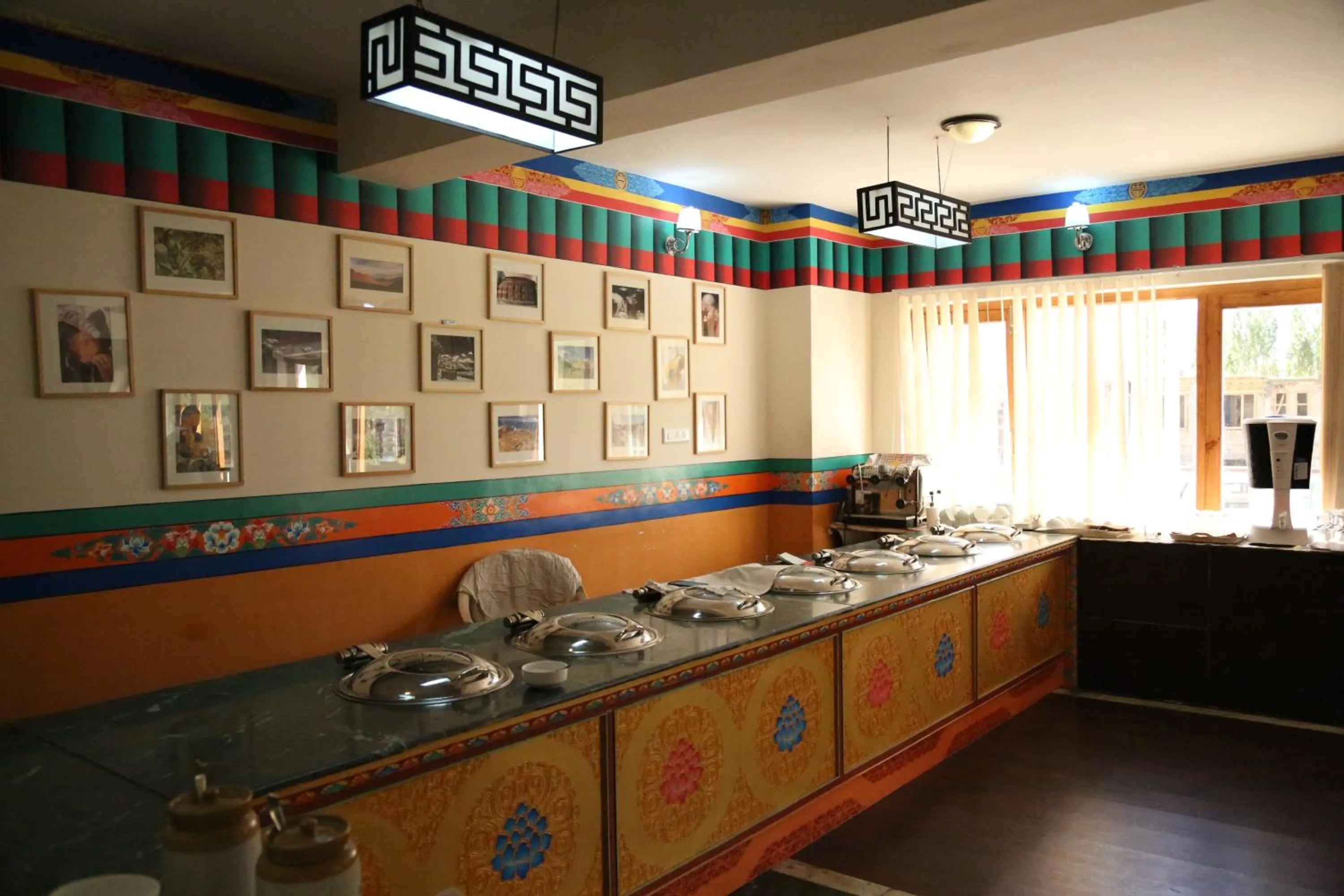 Decorative detail in Ladakh Himalayan Retreat