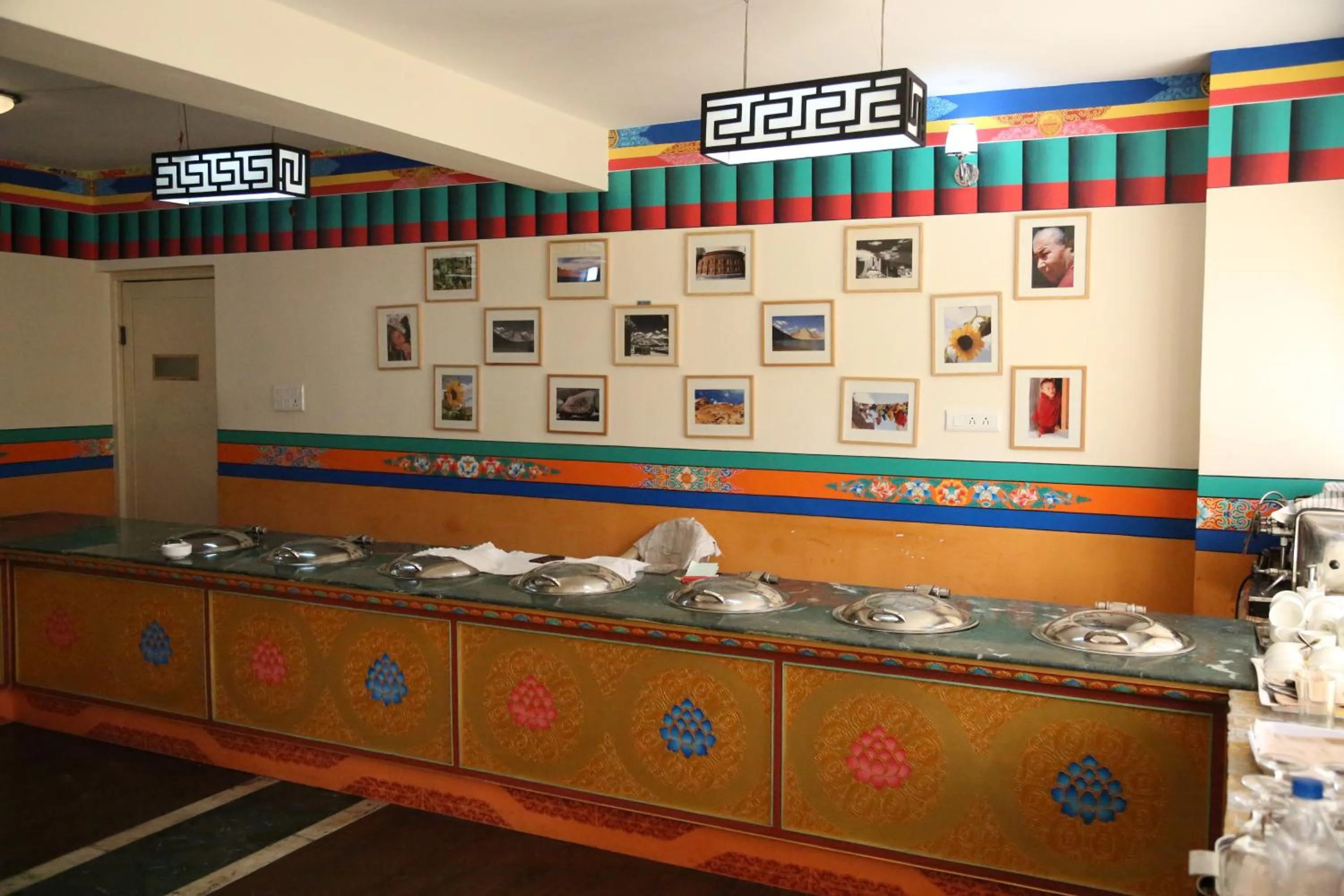 Decorative detail in Ladakh Himalayan Retreat