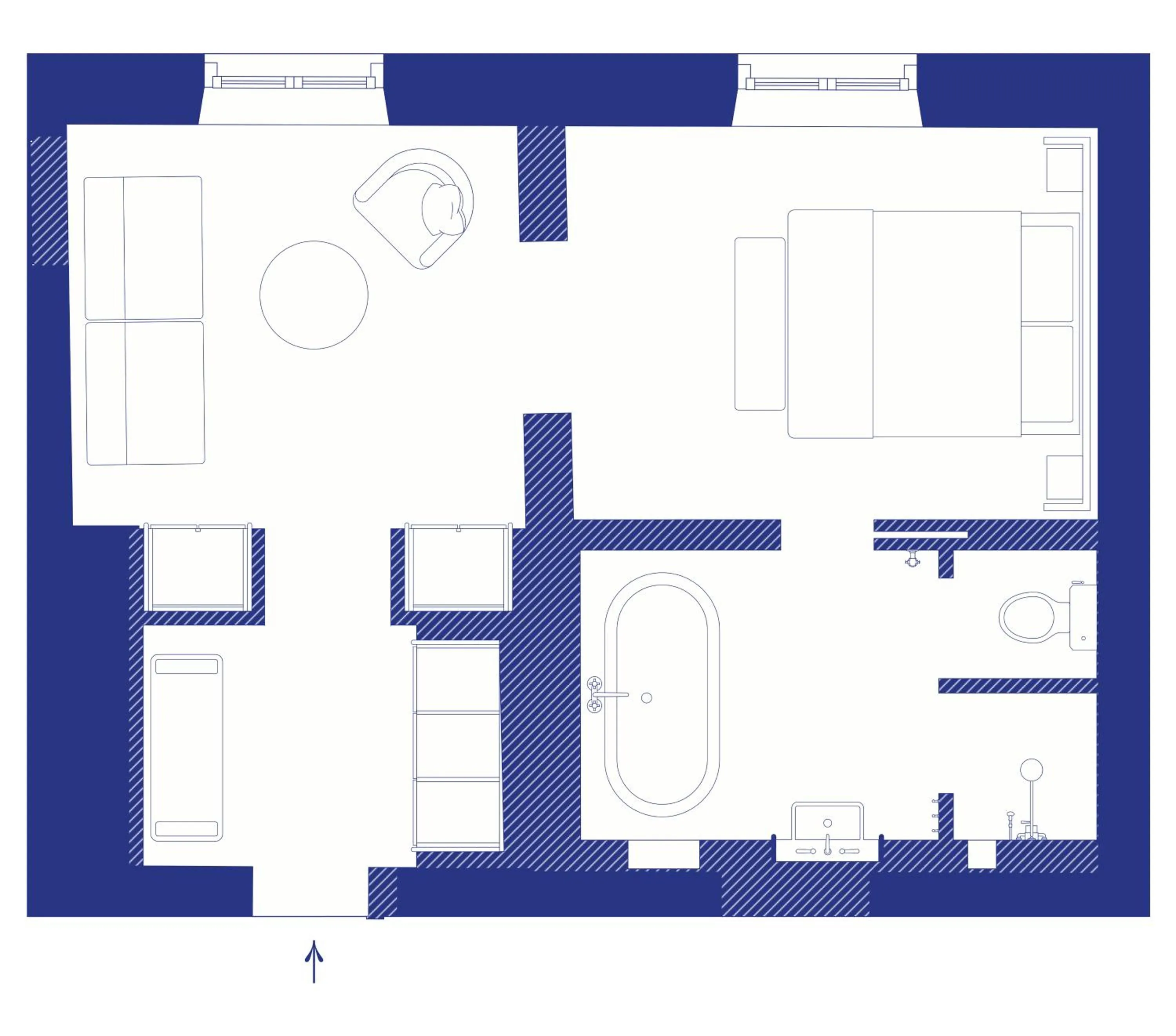 Floor plan in Stockholm Stadshotell