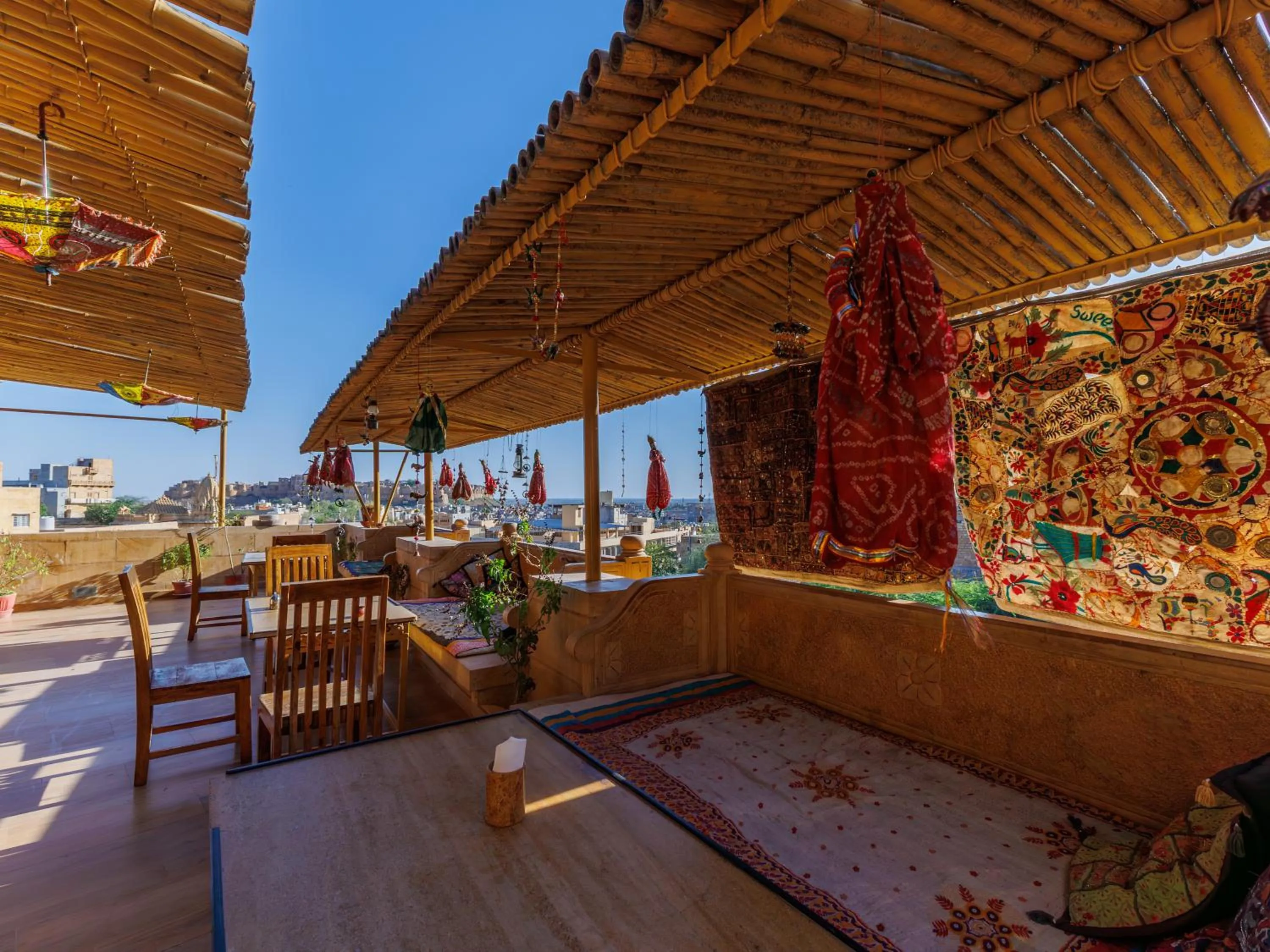 Patio in Hotel The Silk Route