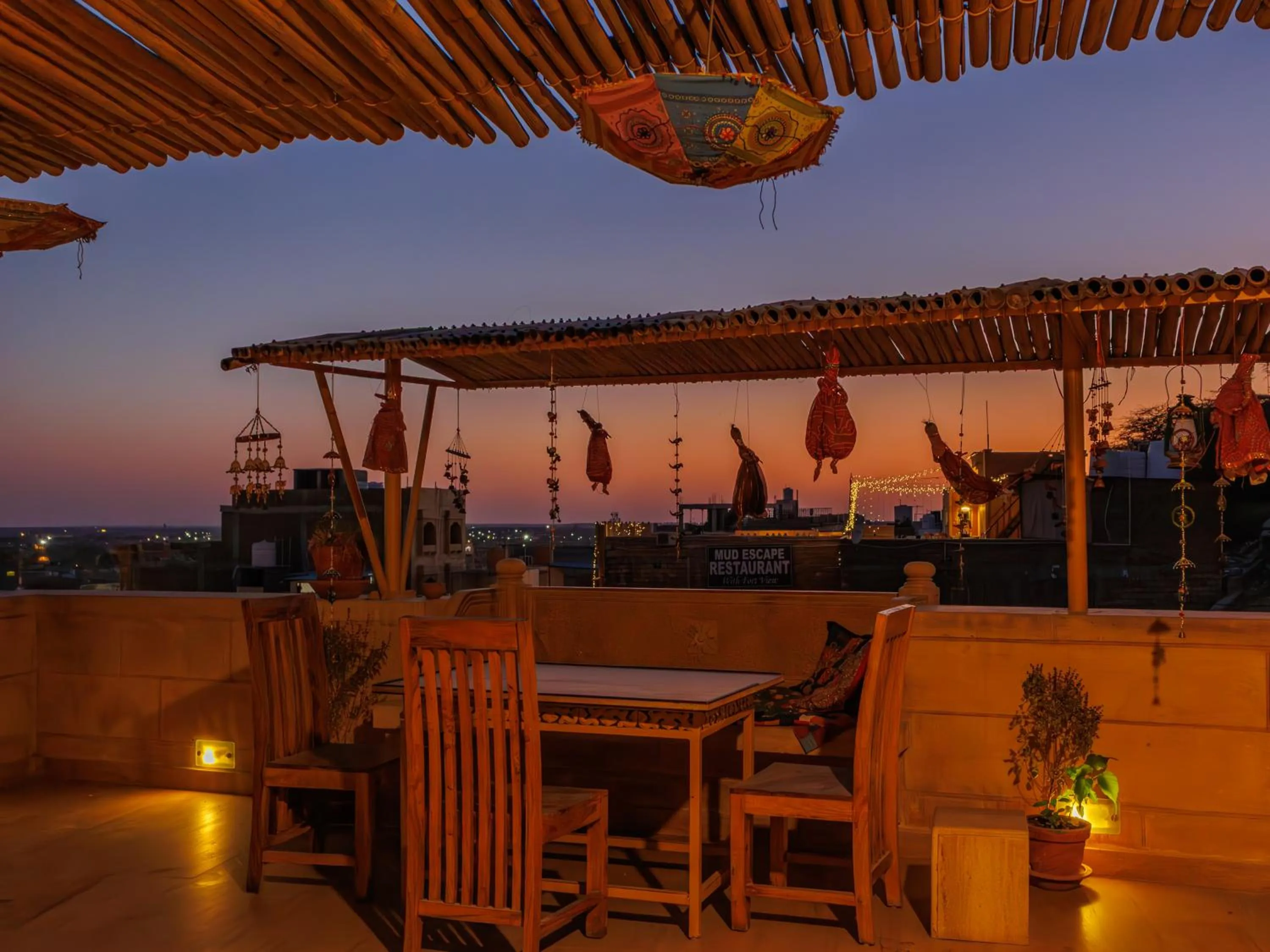 Patio in Hotel The Silk Route