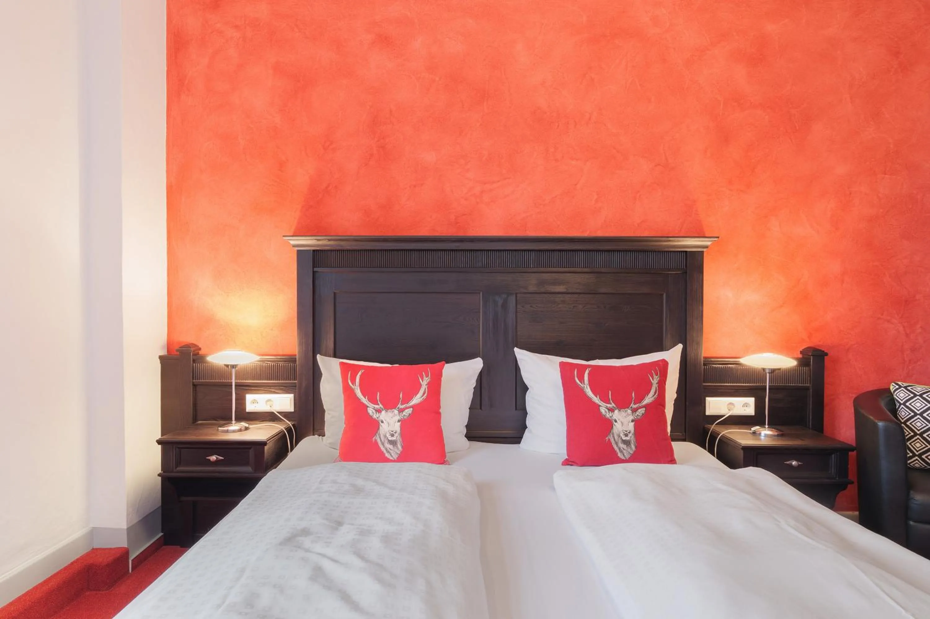 Living room, Bed in Landhaus Christophorus