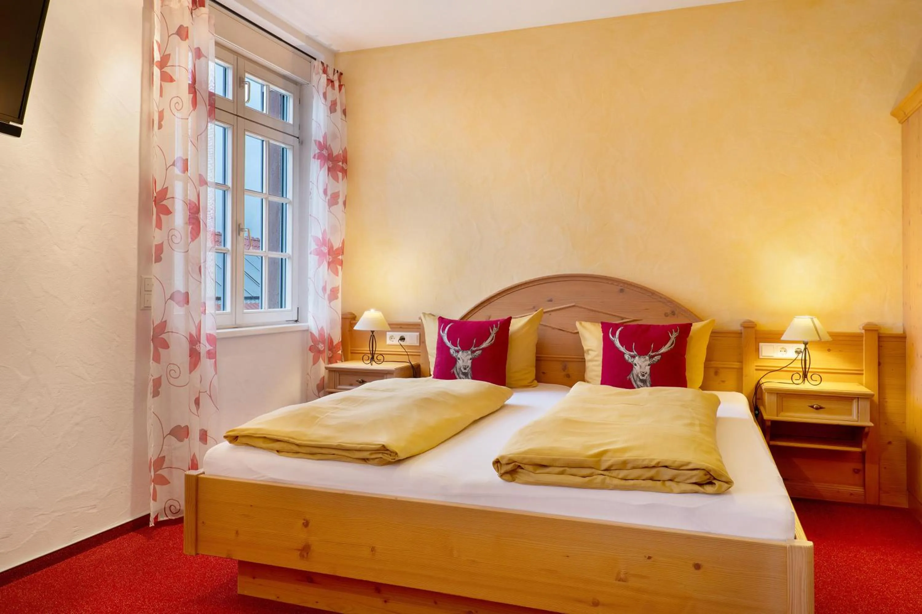 Living room, Bed in Landhaus Christophorus