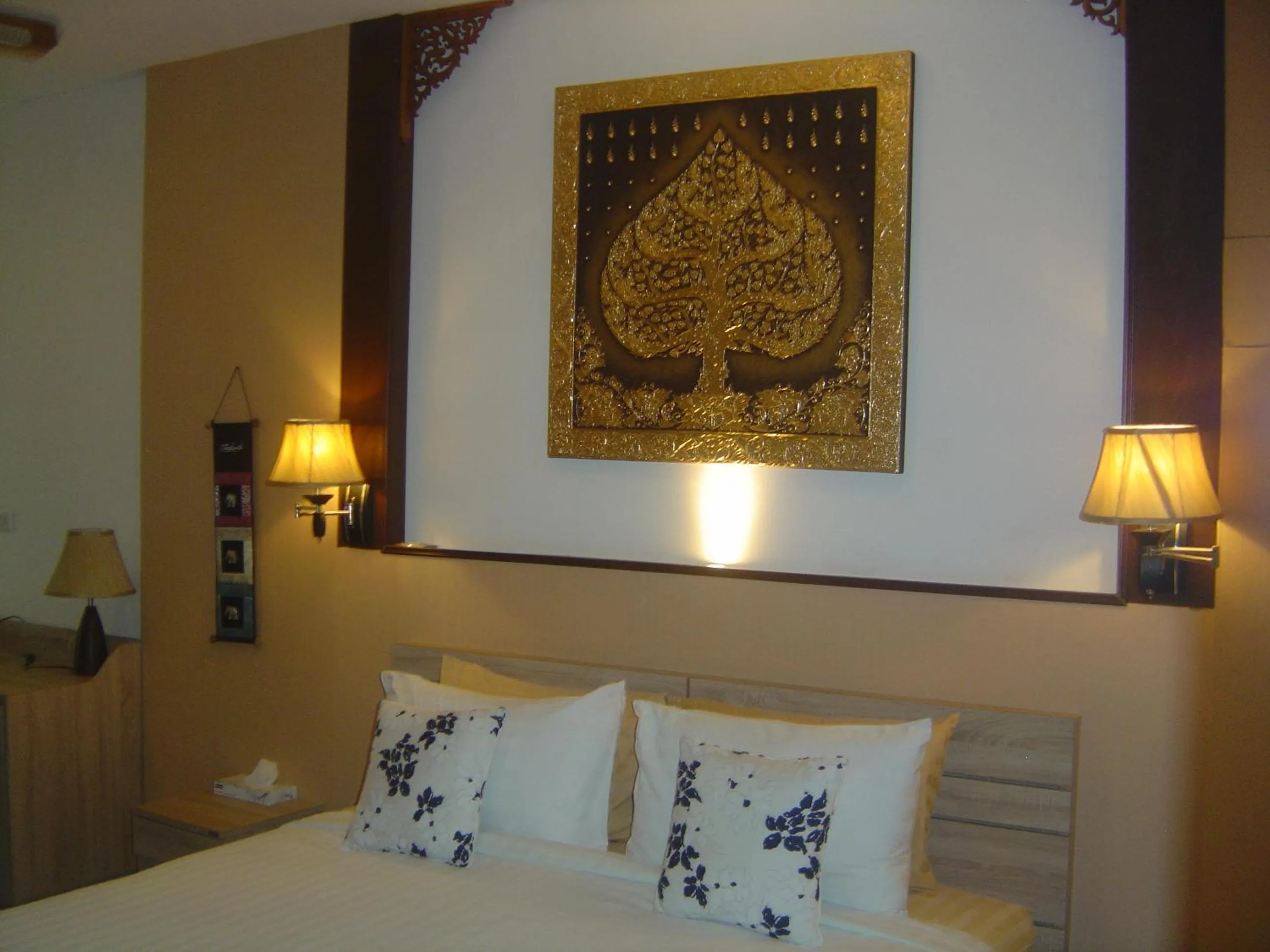 Decorative detail, Bed in QG Resort