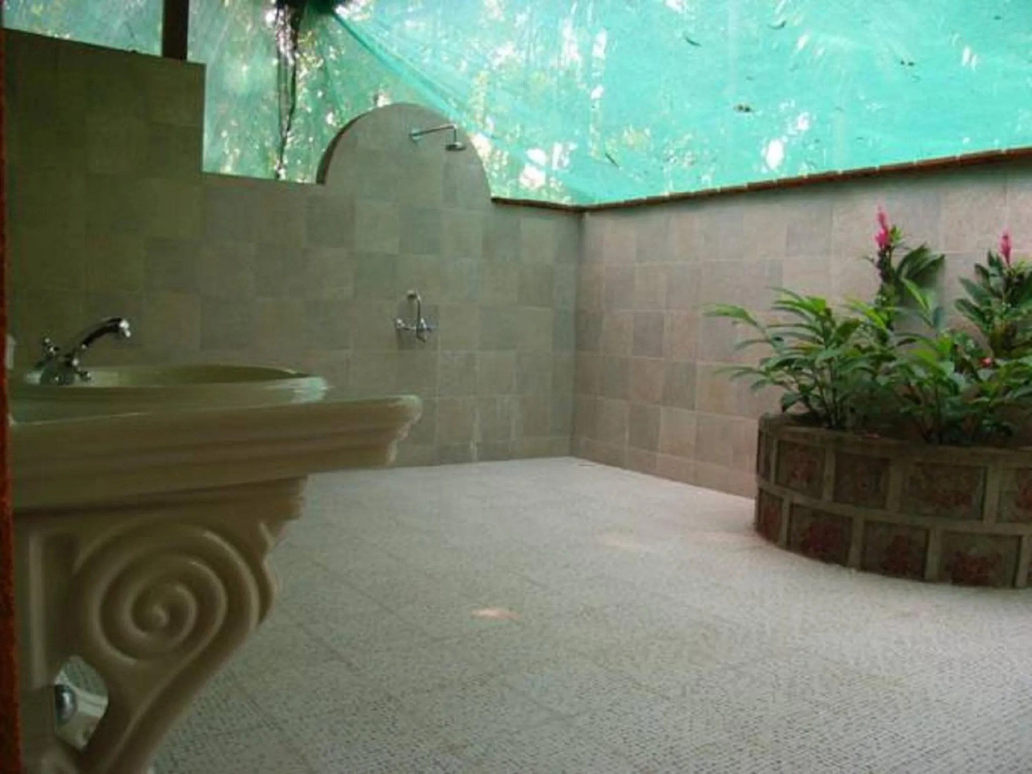 Shower in Dudhsagar Plantation