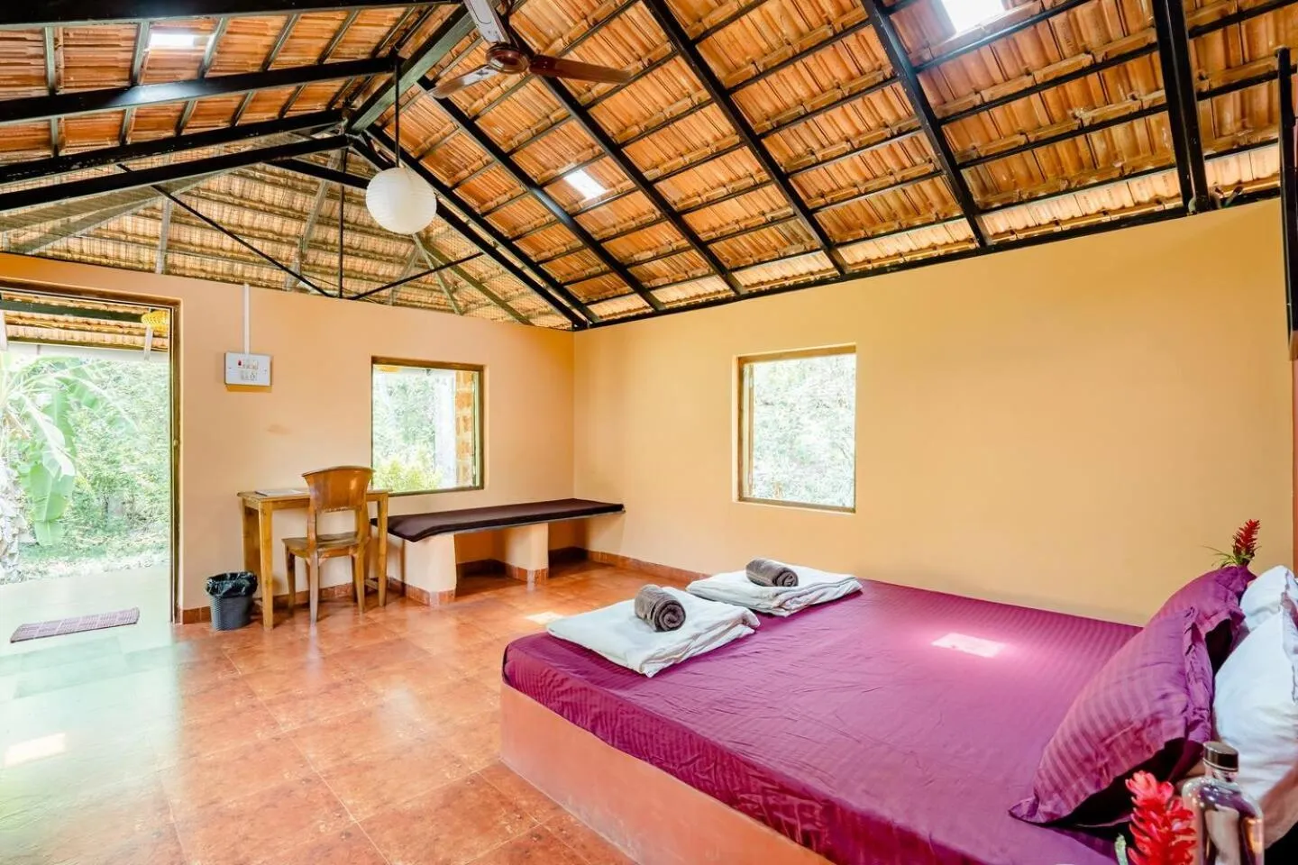 Bed in Dudhsagar Plantation