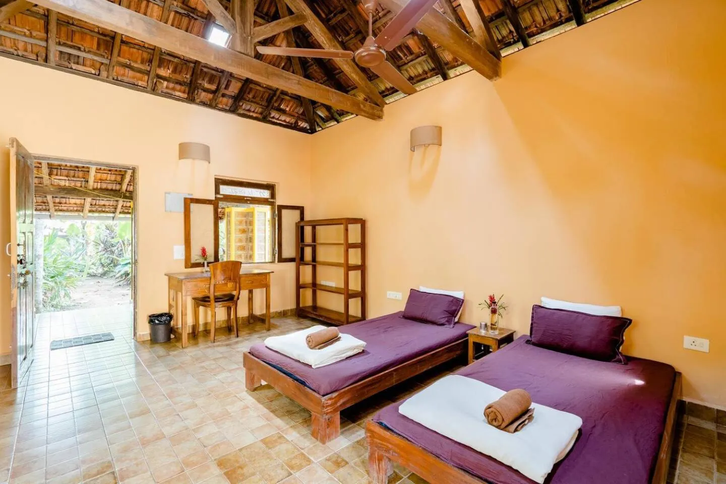 Bedroom, Bed in Dudhsagar Plantation