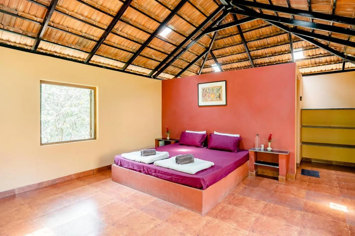 Bed in Dudhsagar Plantation