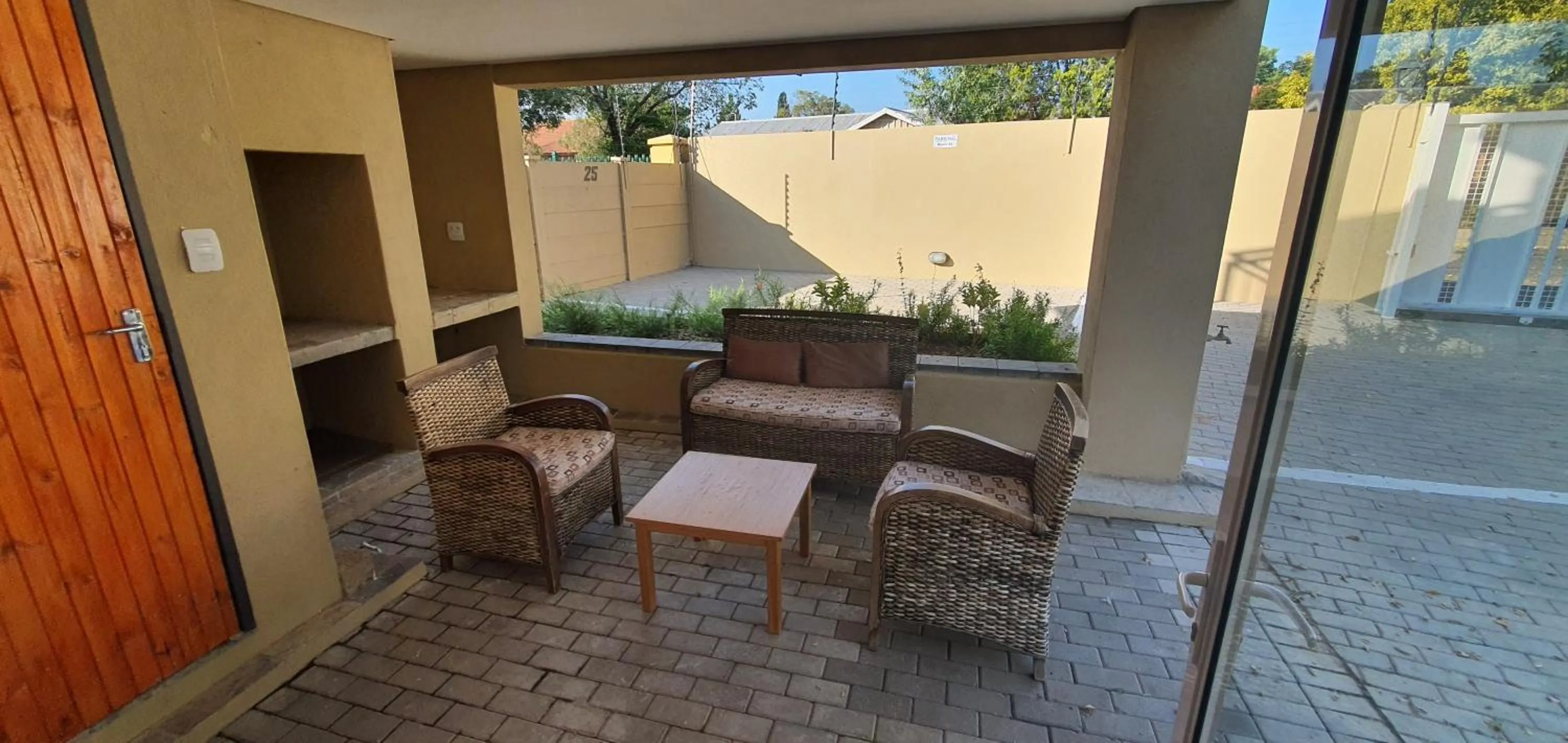 Patio in Acacia Lodge