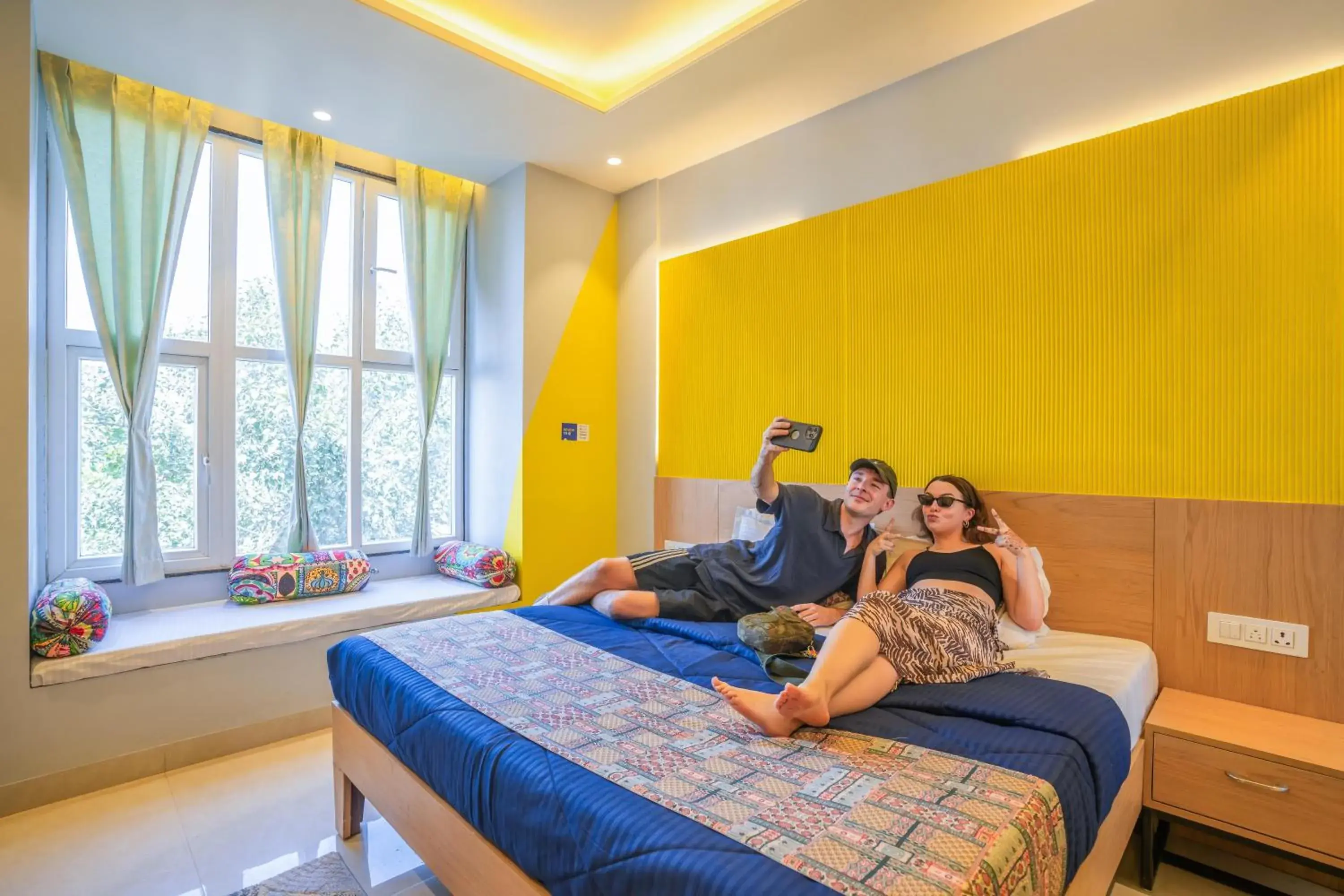 Superior Double Room in Shalom Backpackers Jaipur Superior Double Room in Shalom Backpackers Jaipur