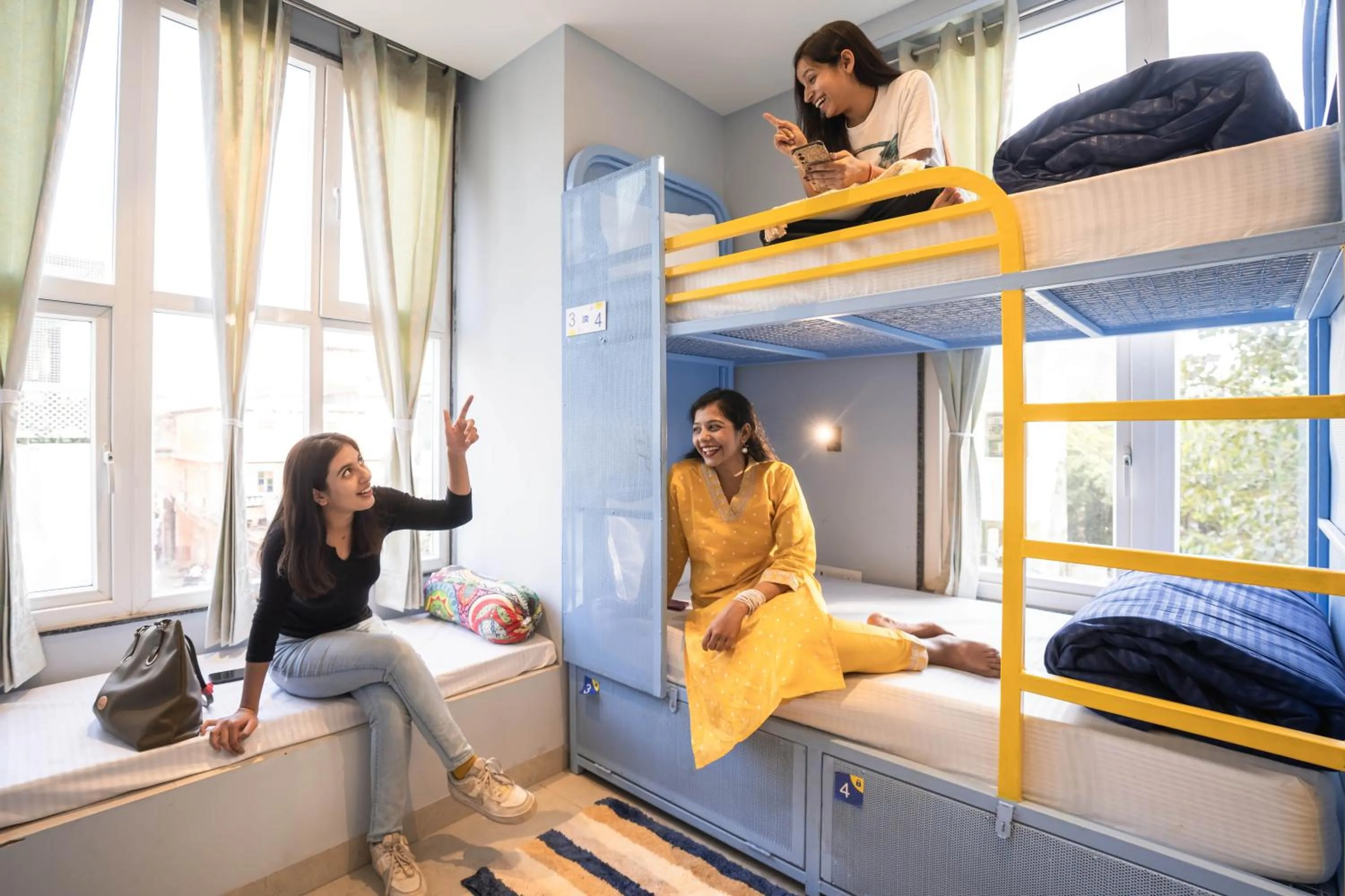 Bed in Shalom Backpackers Jaipur