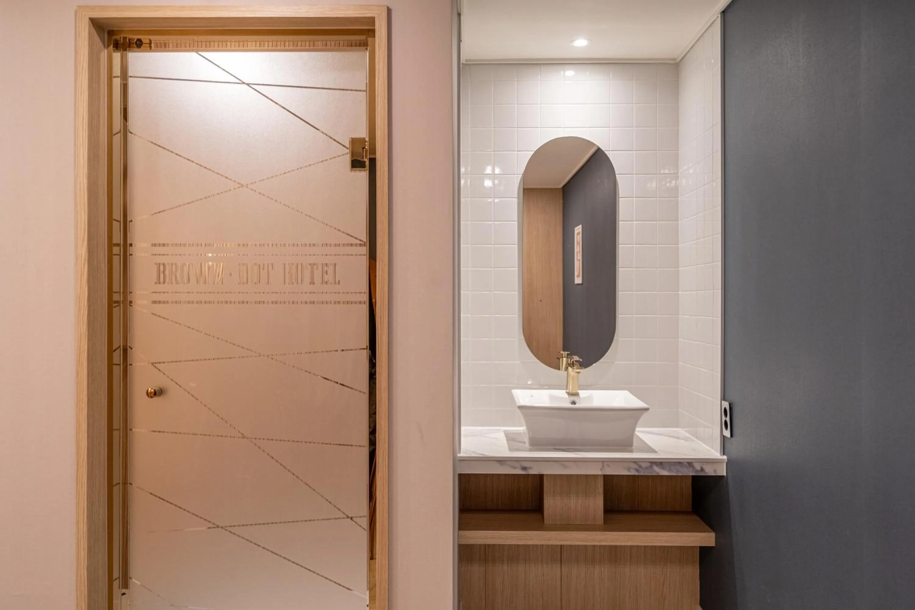 Bathroom in Browndot hotel Gimhae cityhall