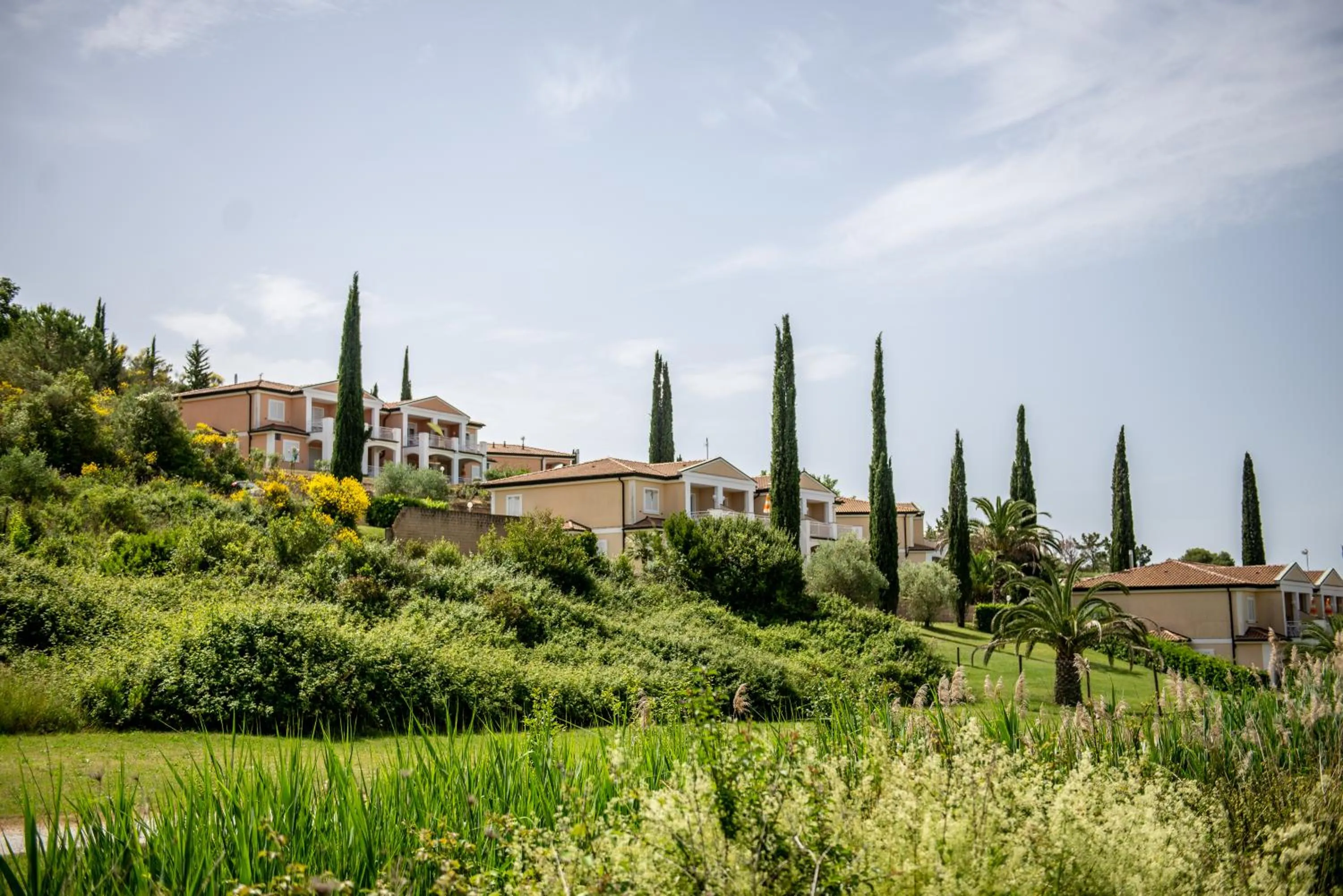 Property building in Il Pelagone Hotel & Golf Resort Toscana