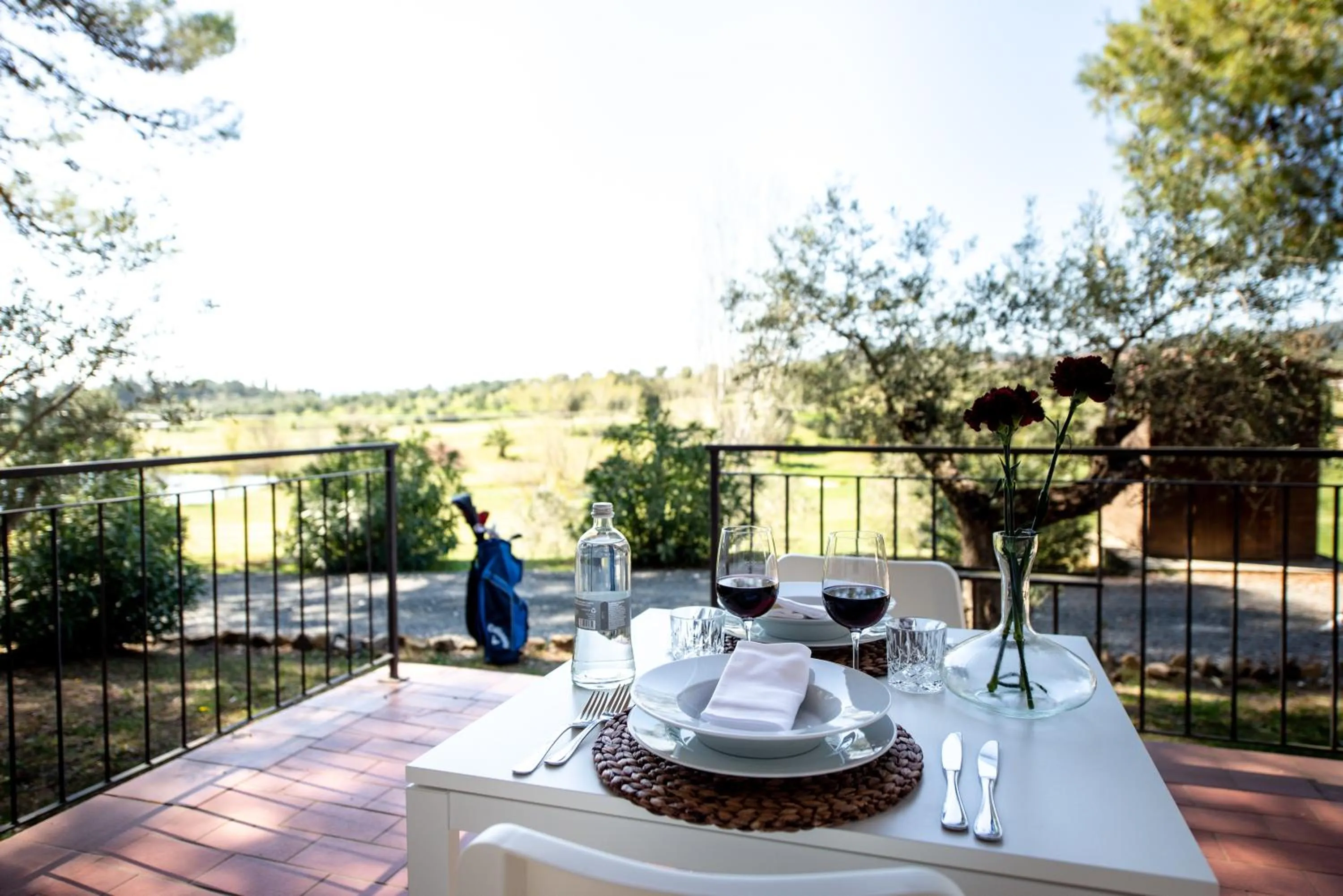 Balcony/Terrace in Il Pelagone Hotel & Golf Resort Toscana