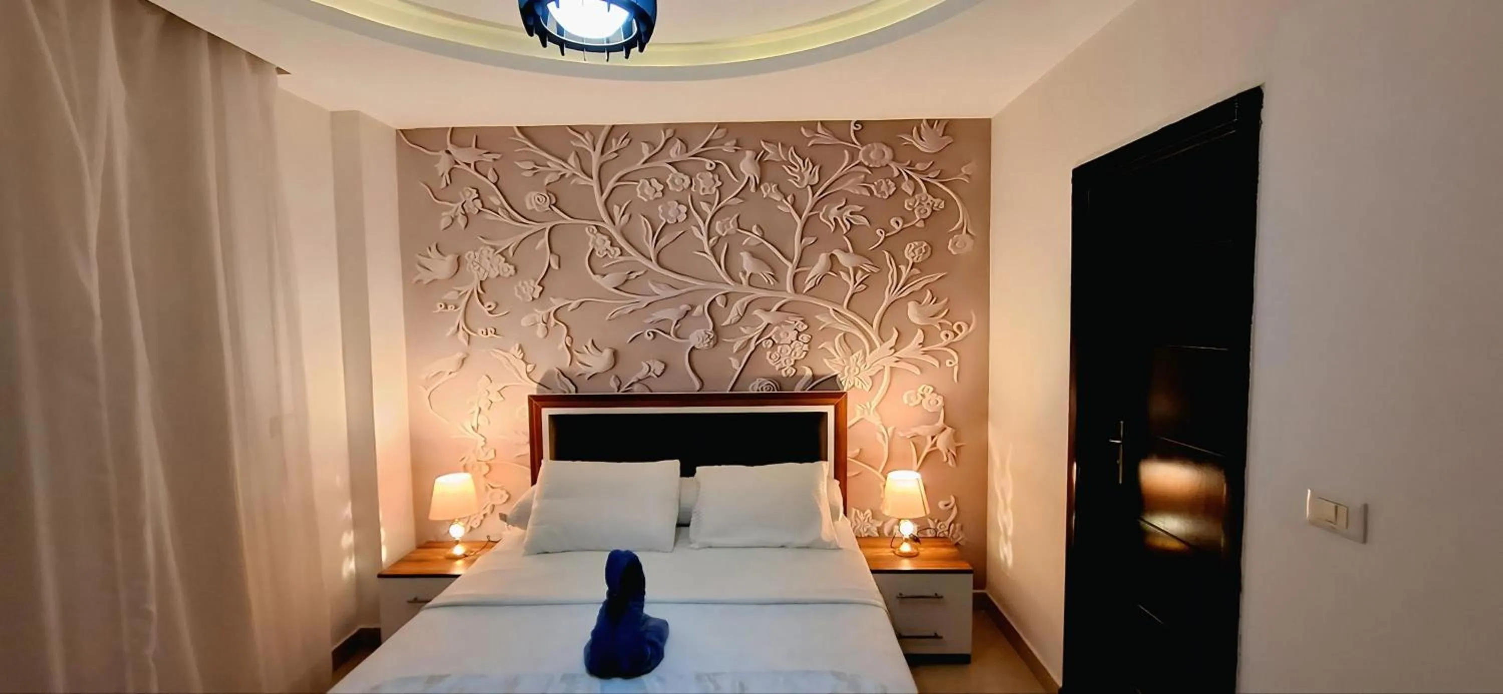 Bed in Luxury Sharm Hills Resort