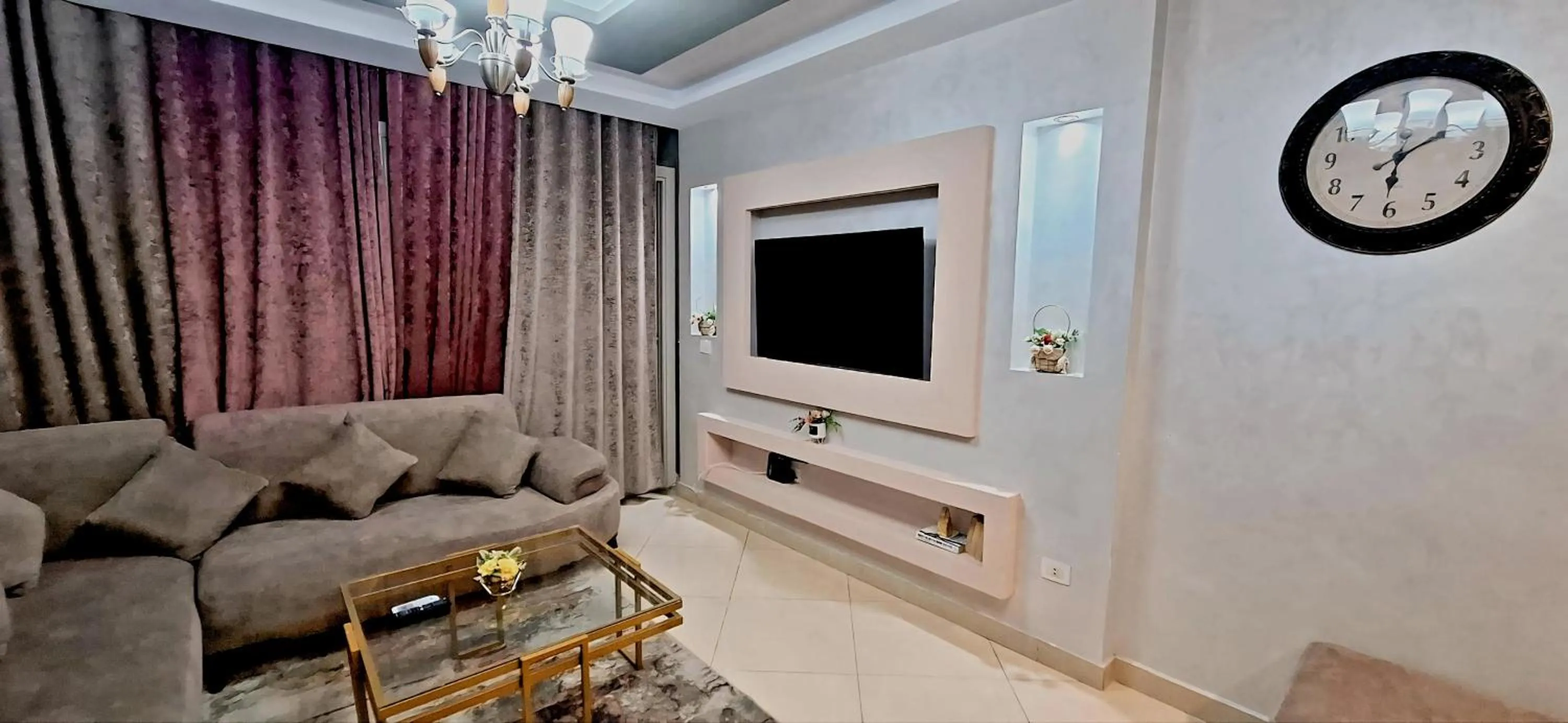 Communal lounge/ TV room in Luxury Sharm Hills Resort