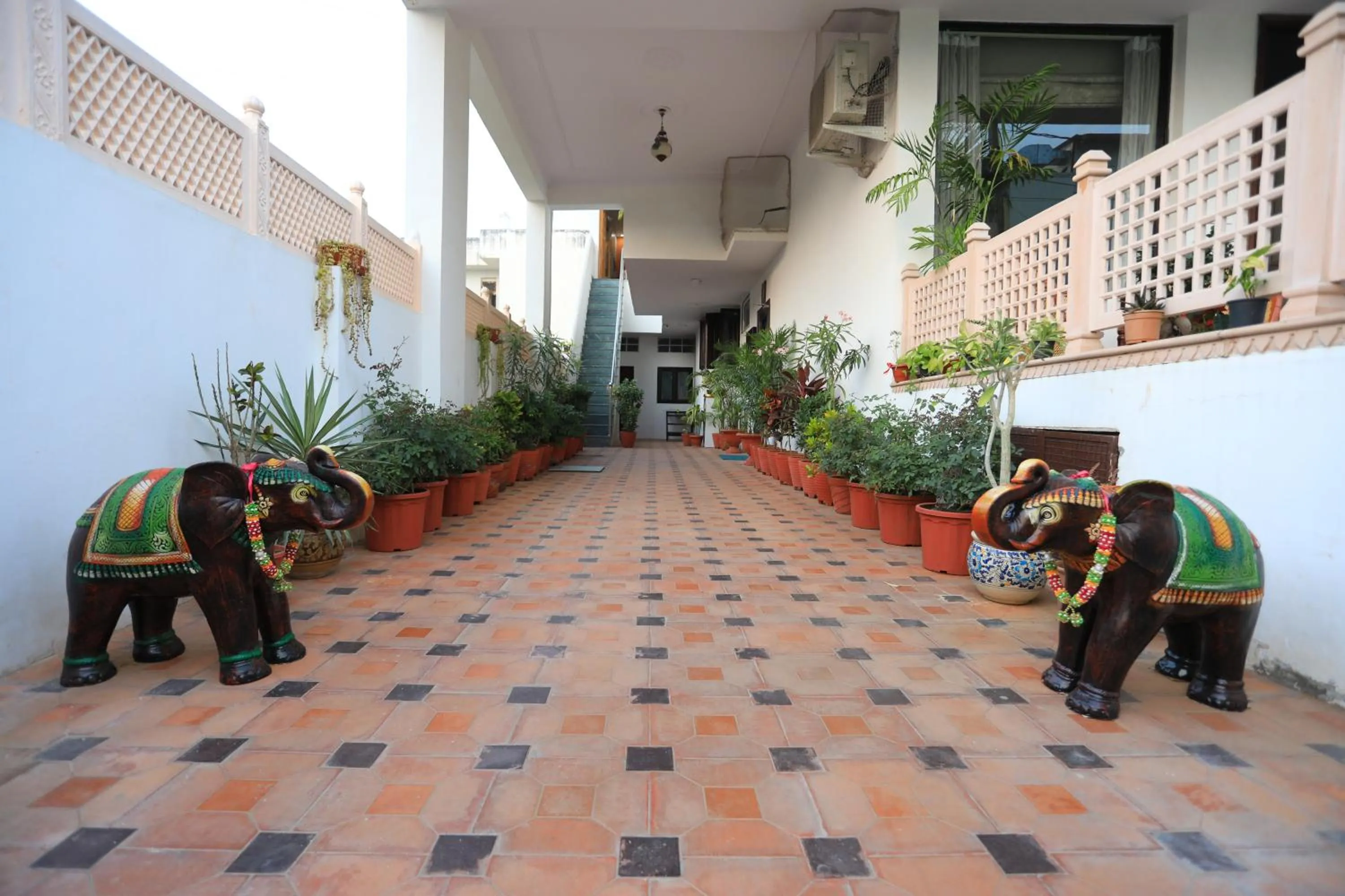 Facade/entrance in Harnawa Haveli - A Boutique Heritage Stay