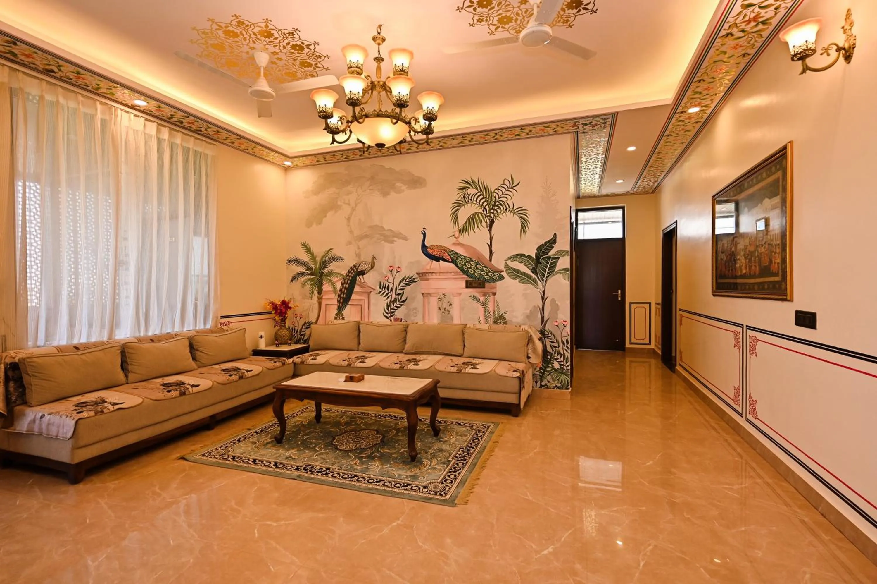 Lobby or reception in Harnawa Haveli - A Boutique Heritage Stay