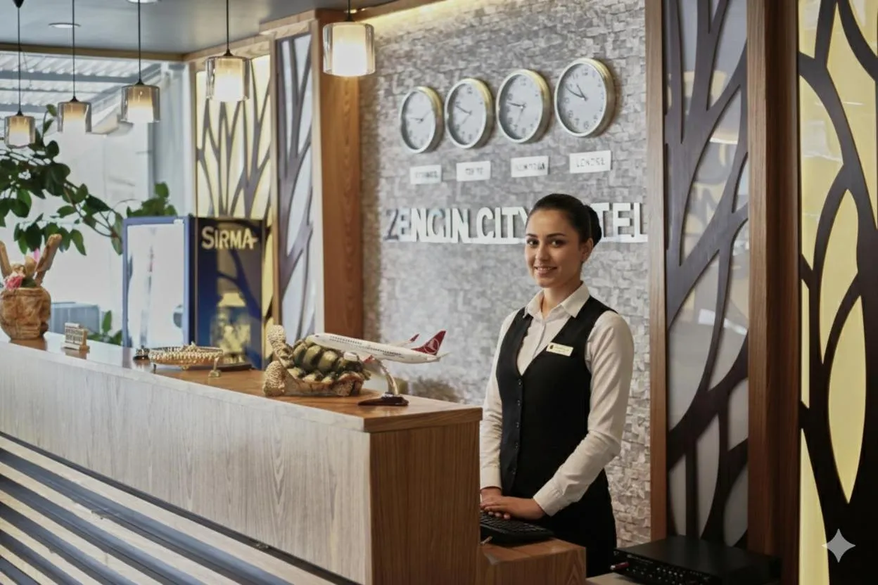 Lobby or reception in Zengin City Hotel