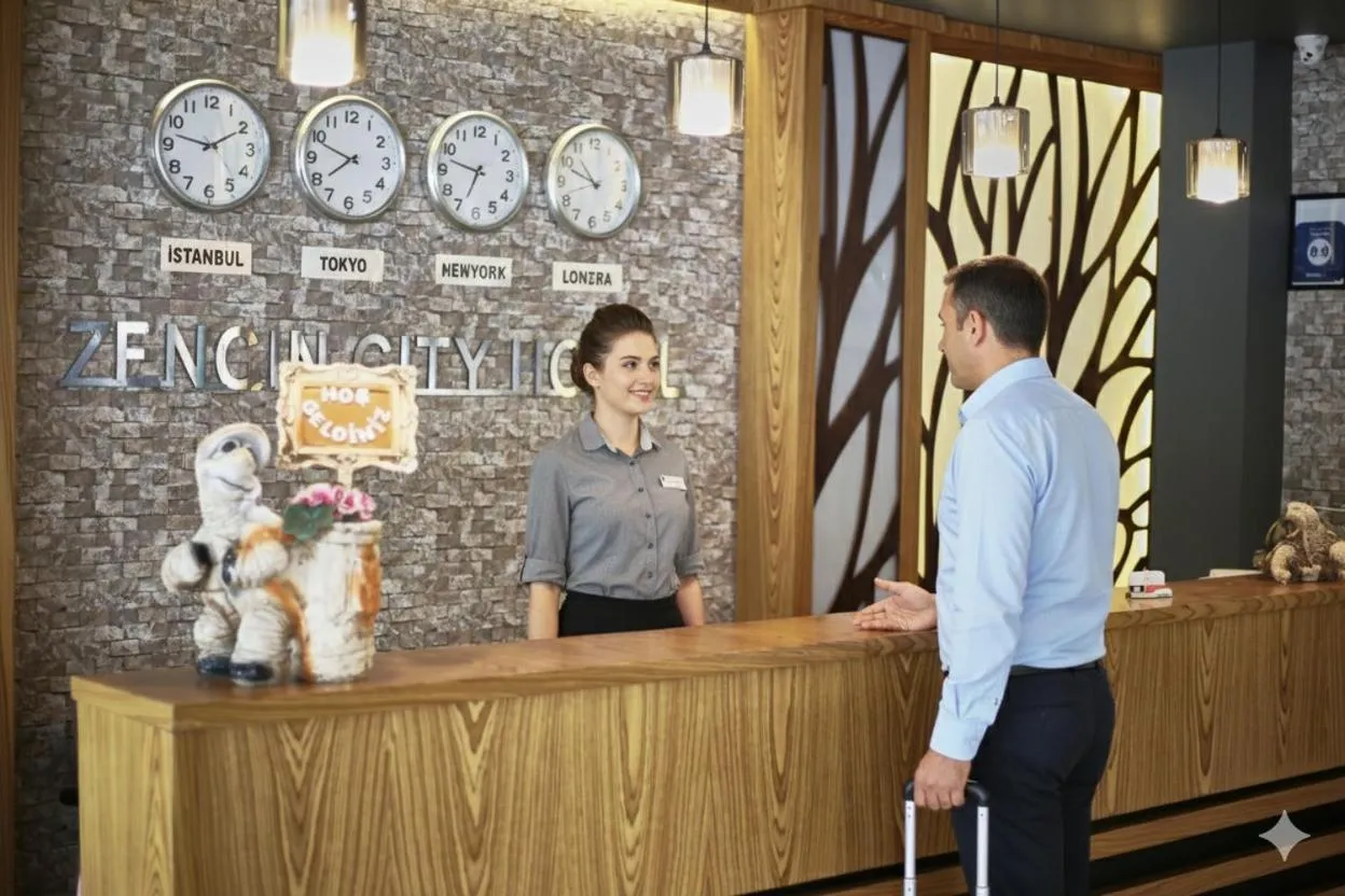 Lobby or reception in Zengin City Hotel