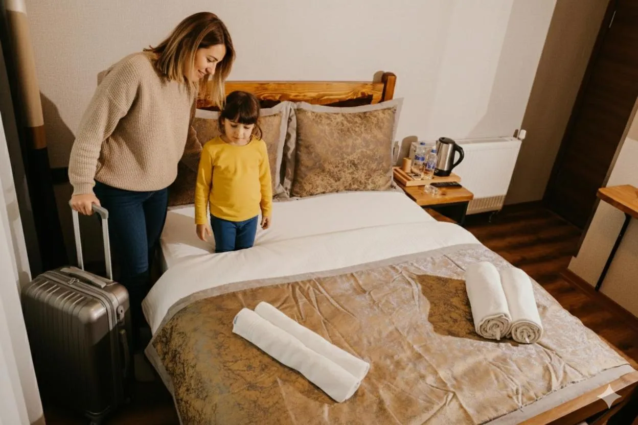 Photo of the whole room, Bed in Zengin City Hotel