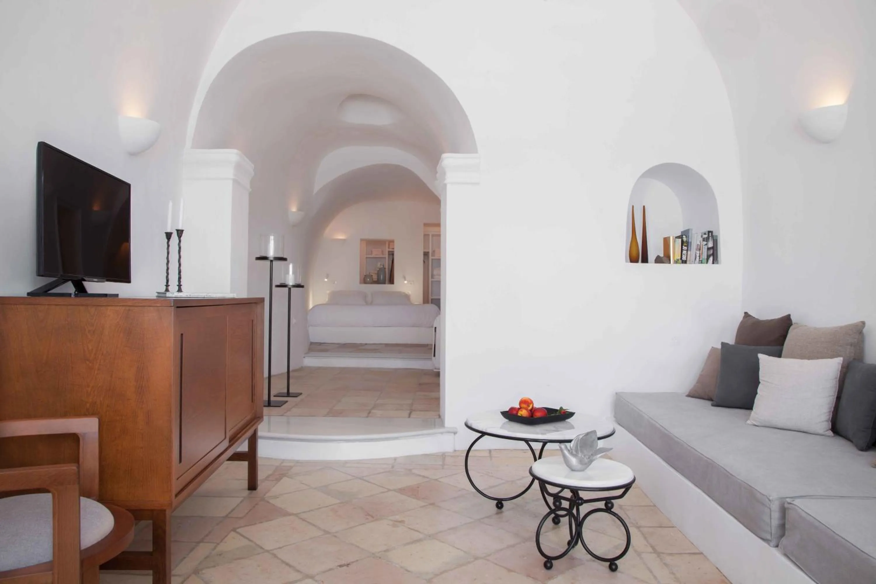 Living room, Bed in The Vasilicos