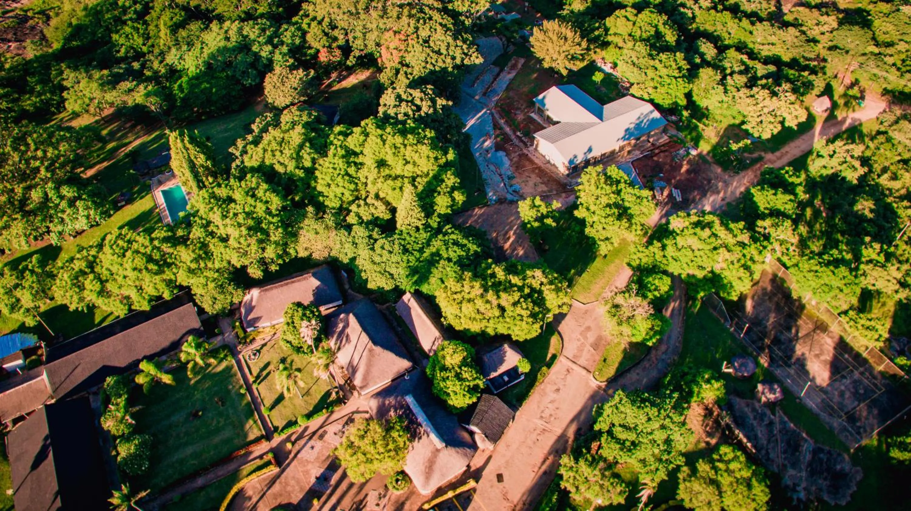 Bird's eye view in Great Zimbabwe Hotel