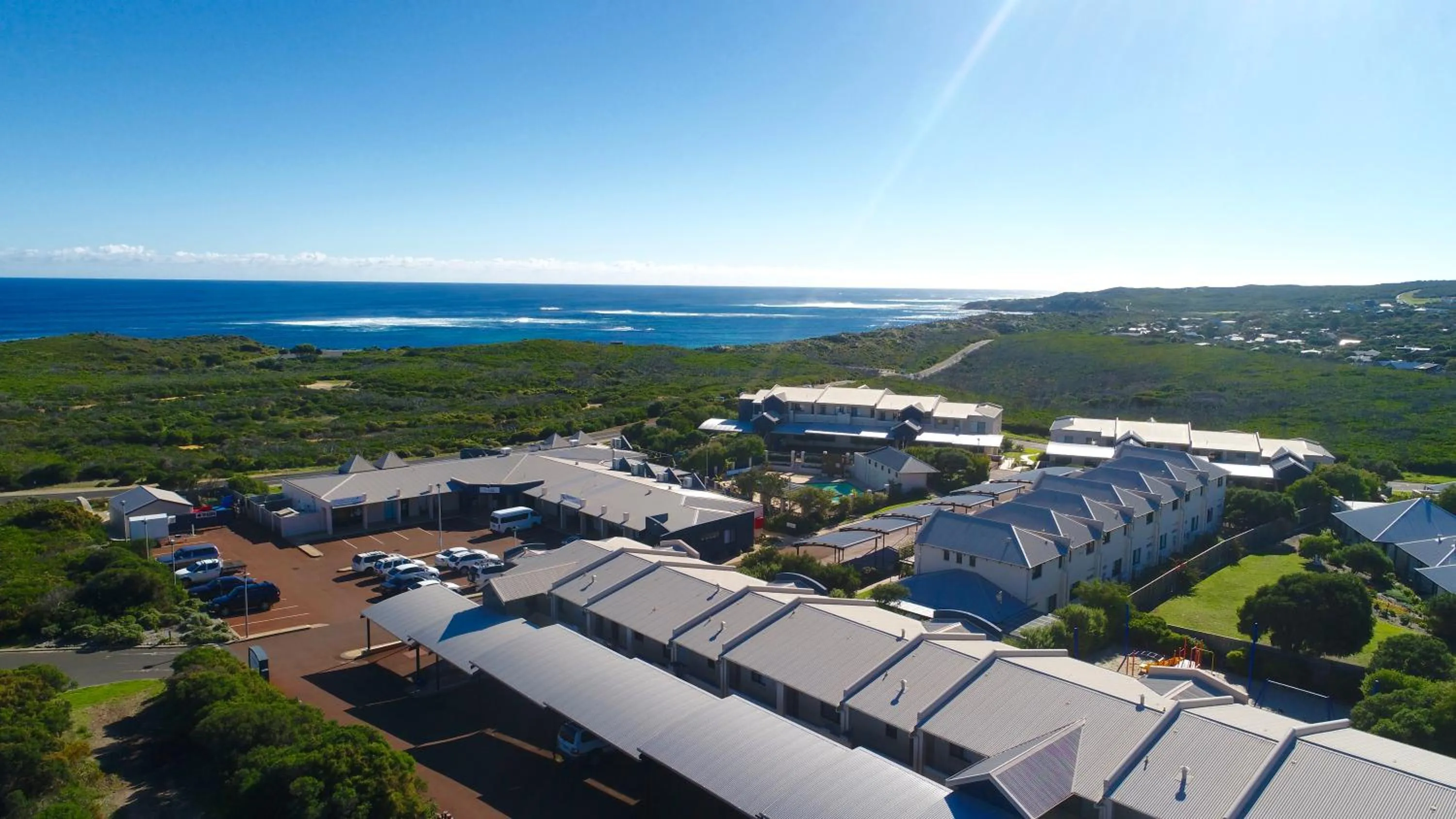 Bird's eye view in Margaret River Beach Apartments