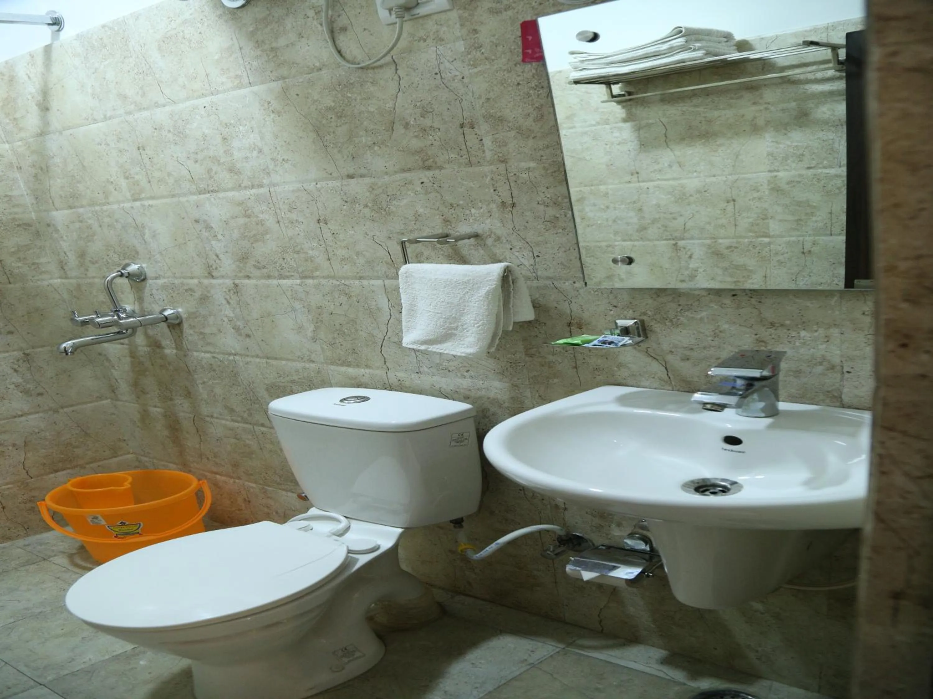 Toilet in Taj Haveli Hotel Agra - Walkable Distance From Taj Mahal