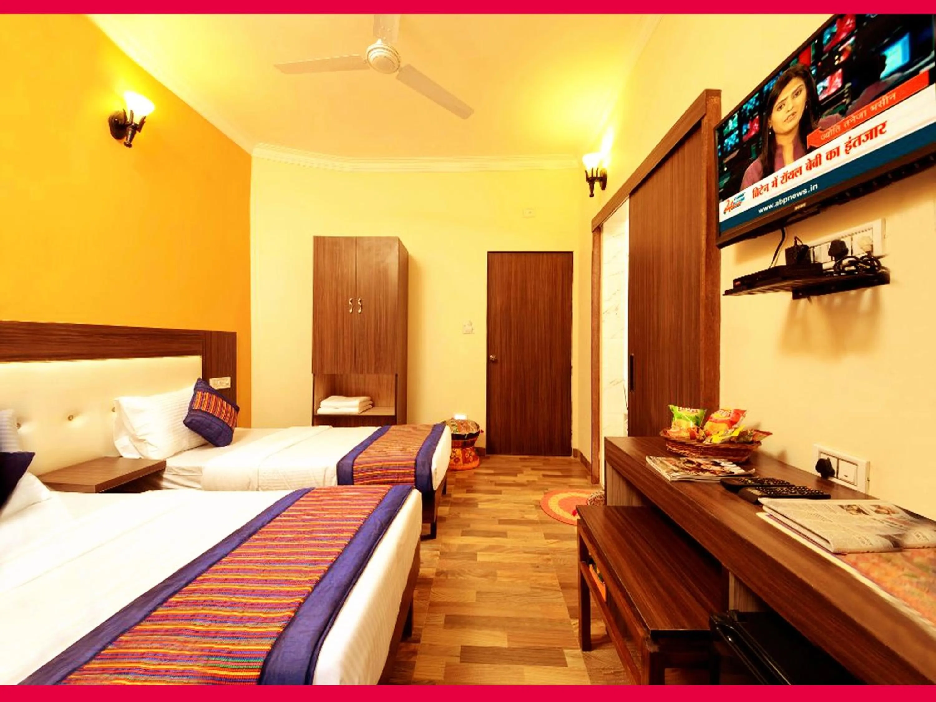 Bedroom, Bed in Taj Haveli Hotel Agra - Walkable Distance From Taj Mahal