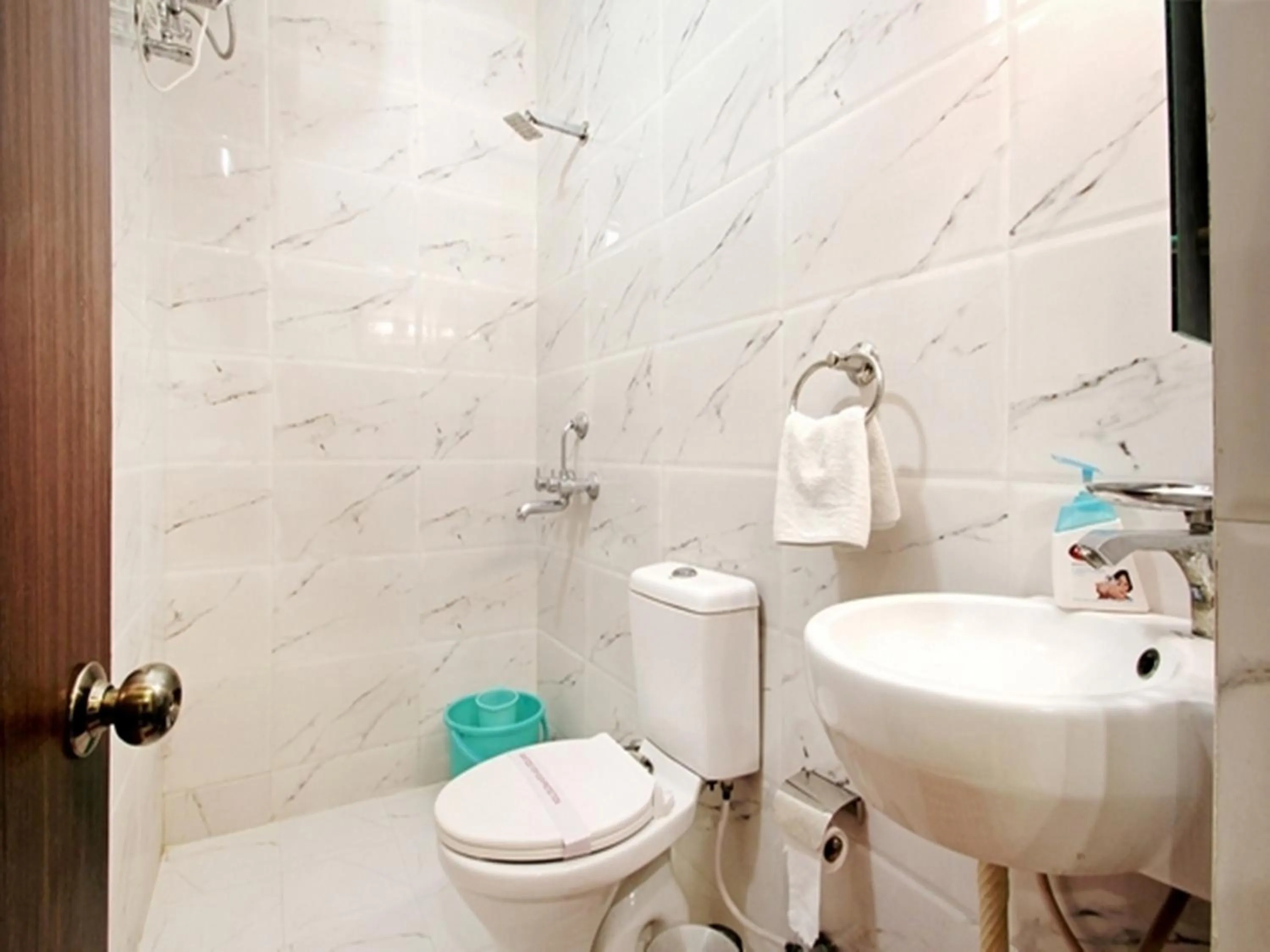 Toilet in Taj Haveli Hotel Agra - Walkable Distance From Taj Mahal