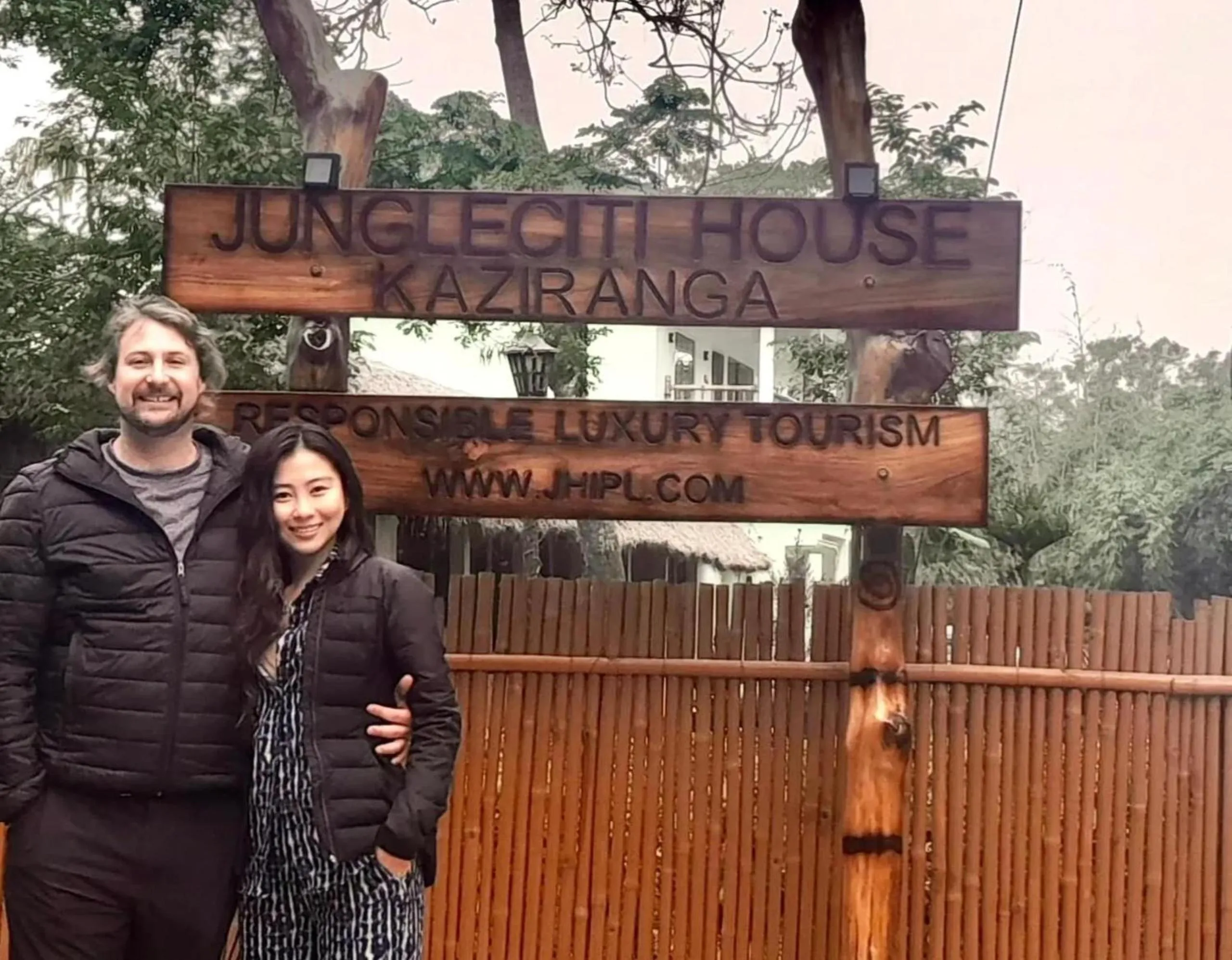 People in Jungleciti House, Kaziranga National Park
